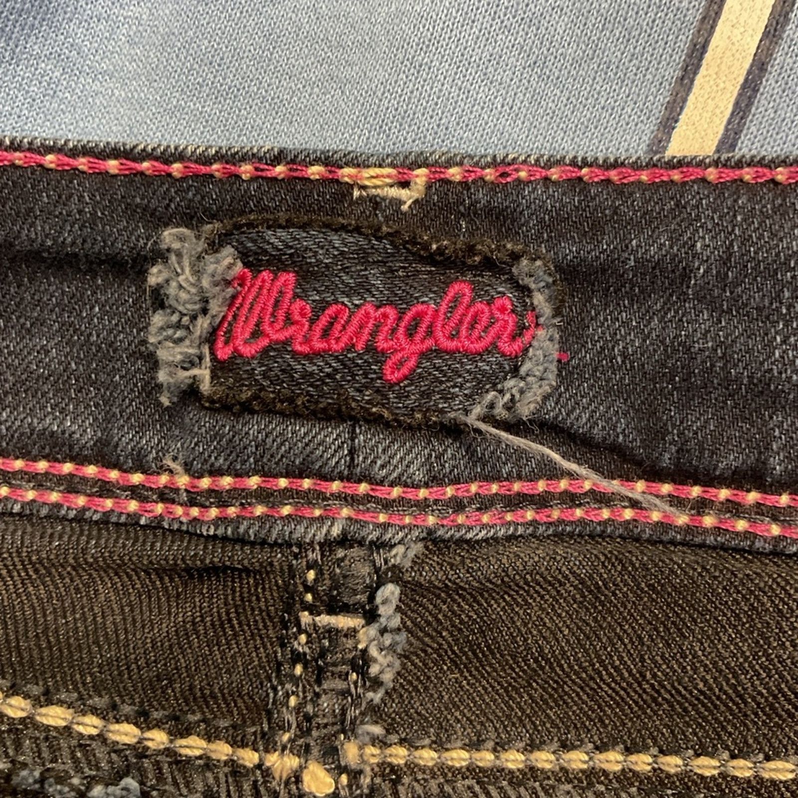 Wrangler Vintage Y2K Wrangler Juniors Low Rise Dark Wash Jeans Size 30" / US 8 / IT 44 - 4 Thumbnail