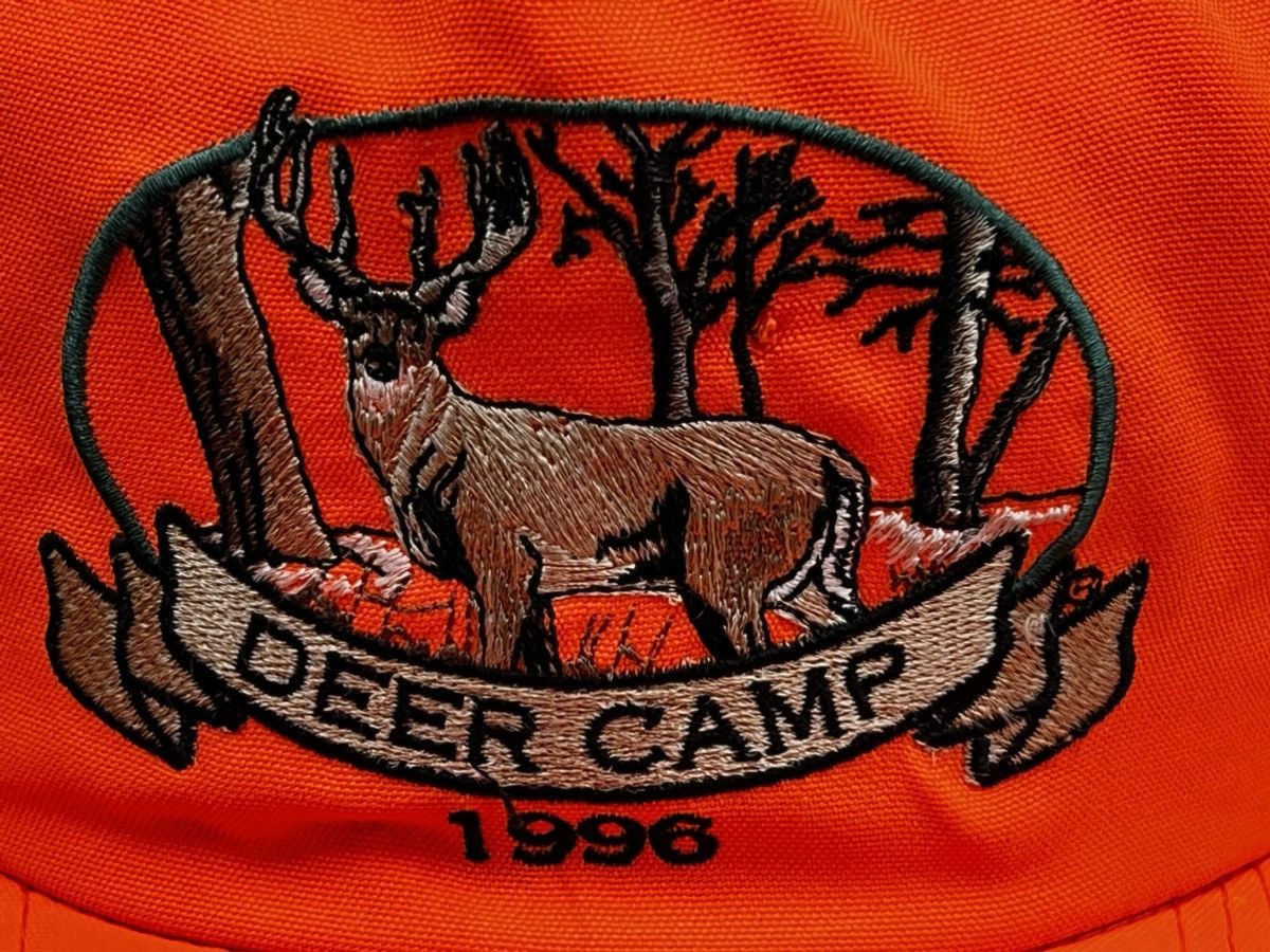 Vintage Vintage 90s Deer Camp Embroidered Snapback Hat Size ONE SIZE - 2 Thumbnail