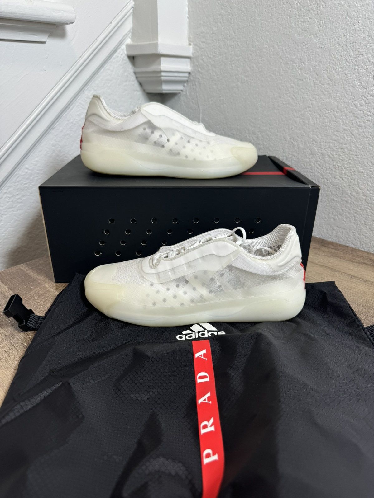 Adidas × Prada Adidas x Prada Luna Rossa 21 Cloud Size 6M 7.5W RETAIL $975 Size US 6 / EU 39 - 2 Thumbnail