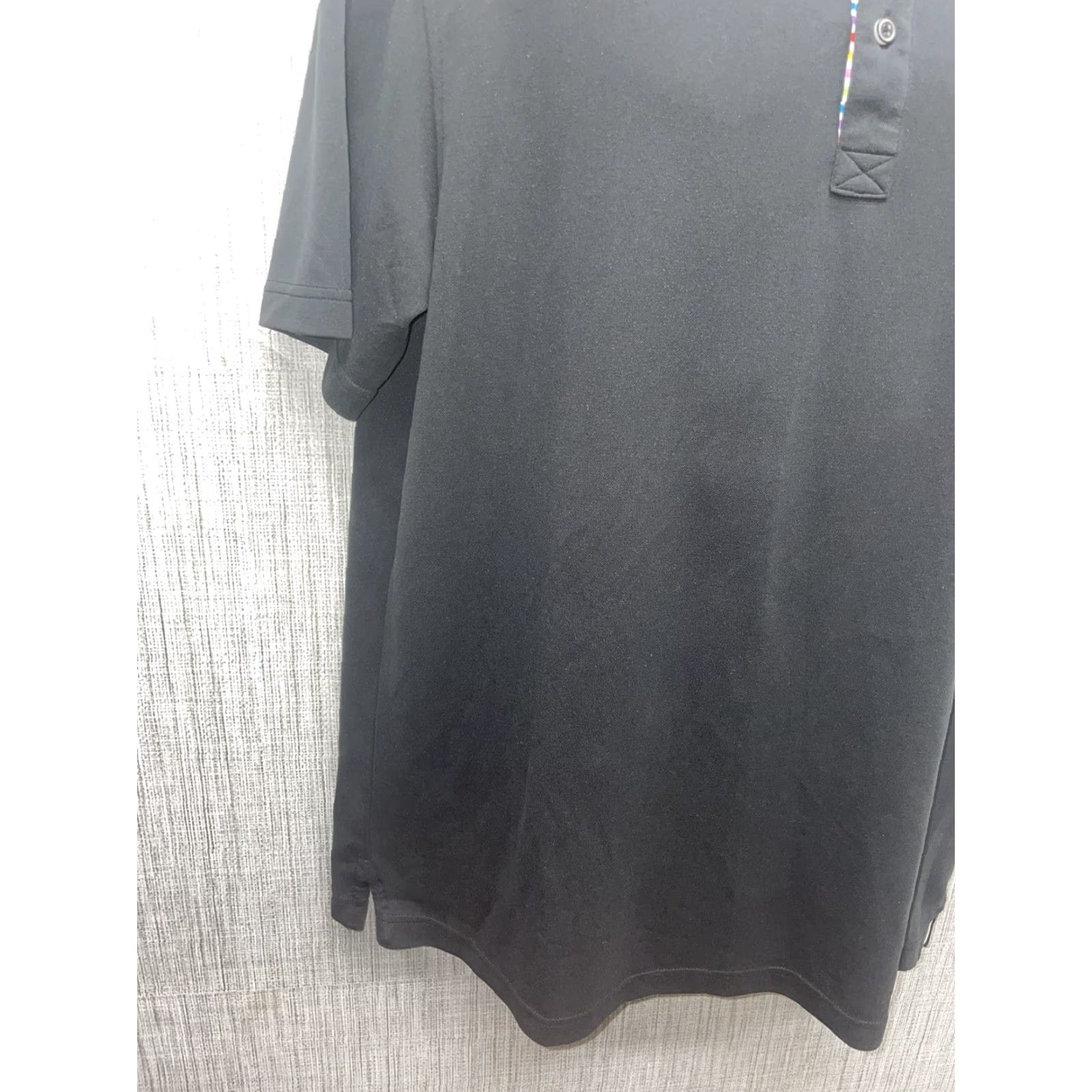 BUGATCHI Bugatchi Black Polo Mens L Golf Size US L / EU 52-54 / 3 - 4 Thumbnail