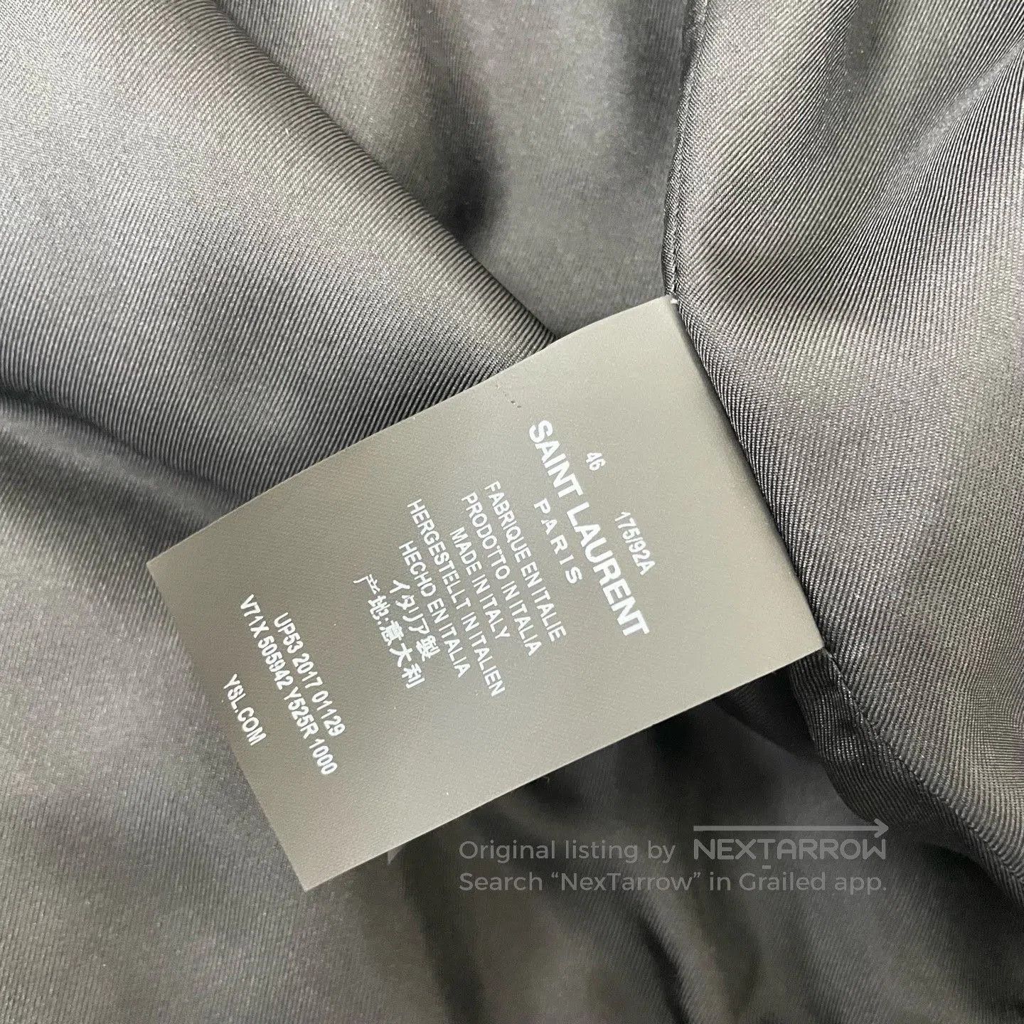 Saint Laurent Paris Saint Laurent 18SS Runway Velvet Jacket. Size US S / EU 44-46 / 1 - 5 Thumbnail