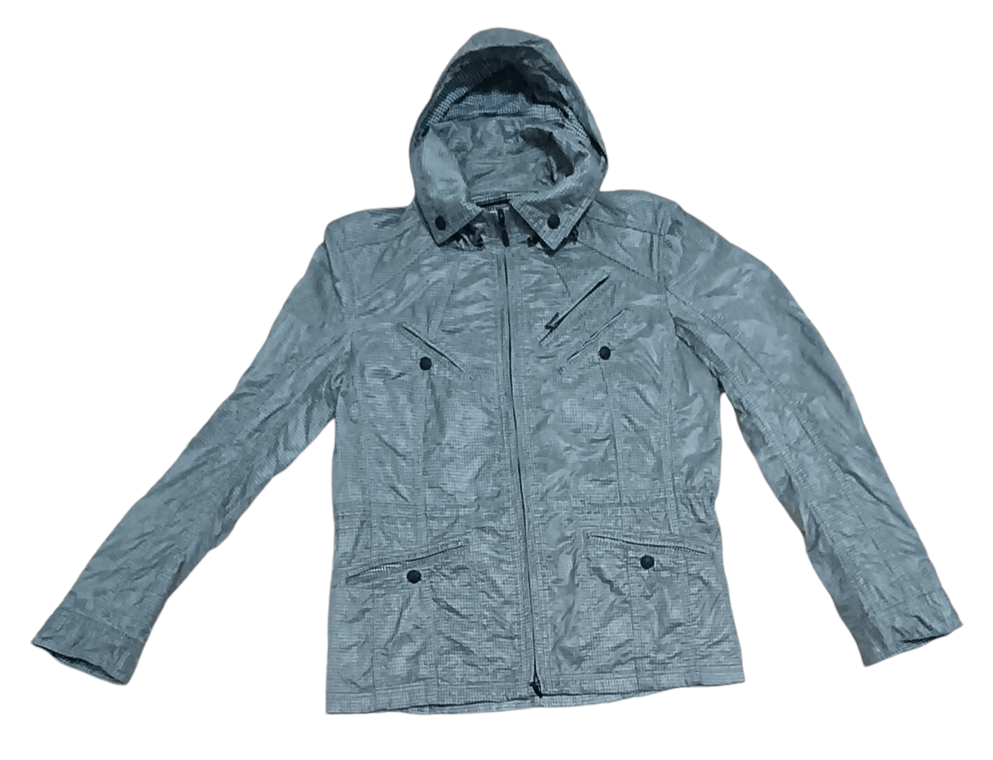 Nicole Club NICOLE CLUB FOR MEN PUNK HOUNDTOOTH HOODED JACKET Size US M / EU 48-50 / 2 - 1 Thumbnail
