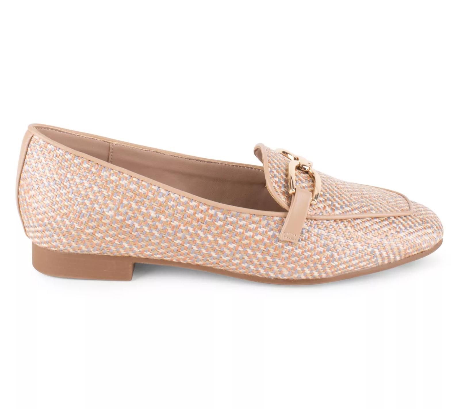 Elie Tahari Tahari Women's Beige Metallic Loafers Size 9 NIB Size US 9 / IT 39 - 2 Thumbnail