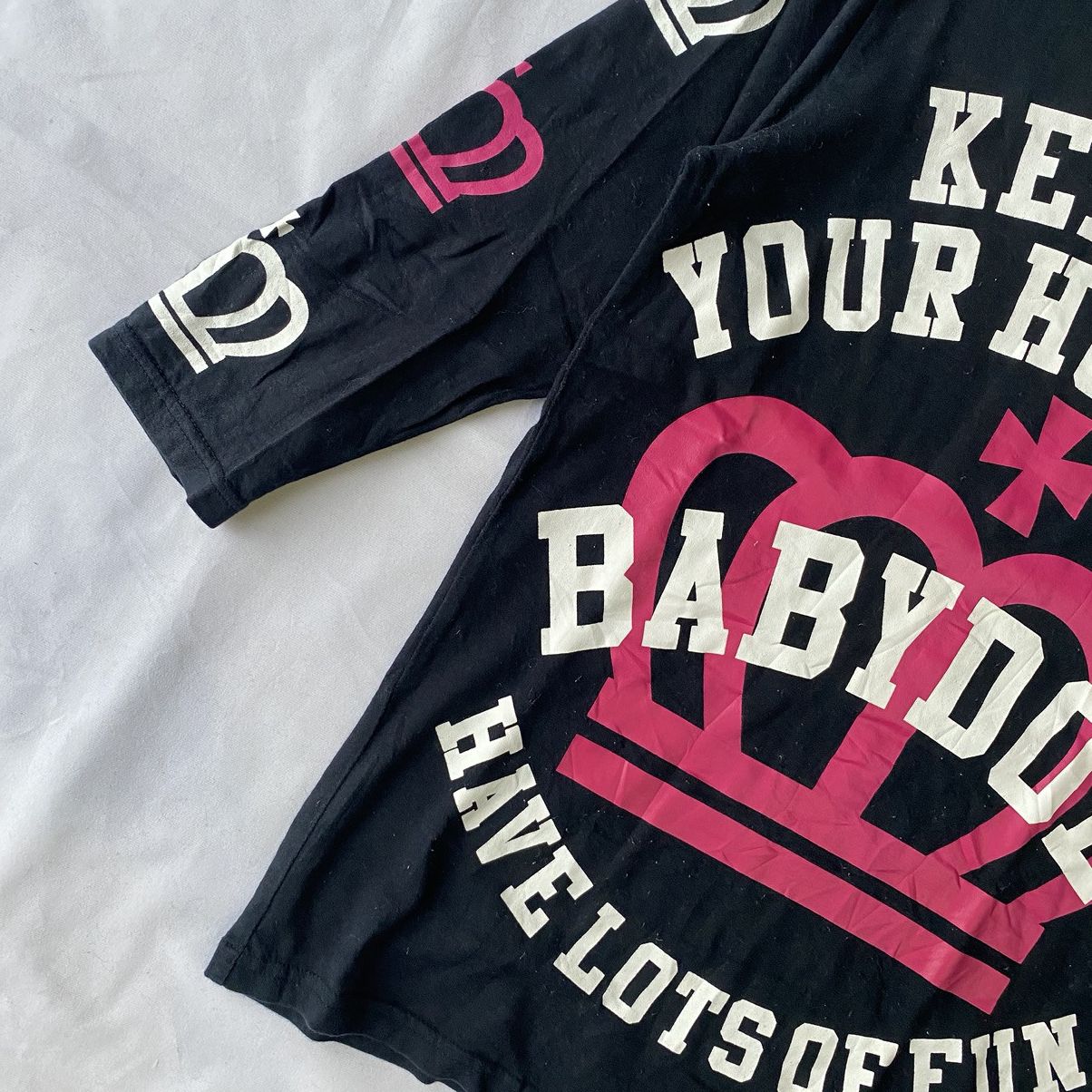 If Six Was Nine × Japanese Brand × Le Grande Bleu (L.G.B.) Japanese Street Style Y2K Baby Doll Crown Long Sleeve Tees Size M / US 6-8 / IT 42-44 - 7 Thumbnail