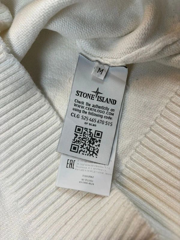 Stone Island Stone Island Rollkragenpullover Weiß M Size US M / EU 48-50 / 2 - 5 Thumbnail