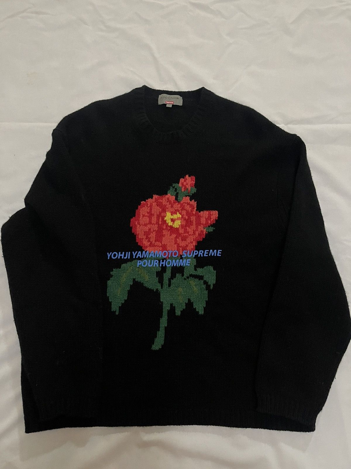 Yohji Yamamoto Supreme Sweater | Grailed