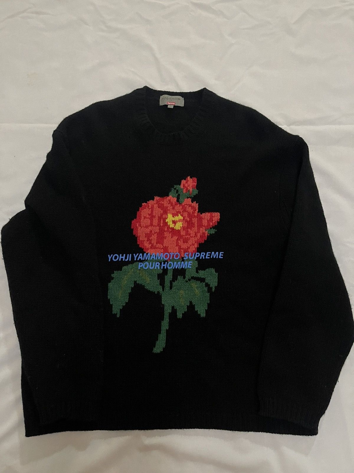 Pre-owned Supreme X Yohji Yamamoto Supreme Yohji Yamamoto Sweater In Black