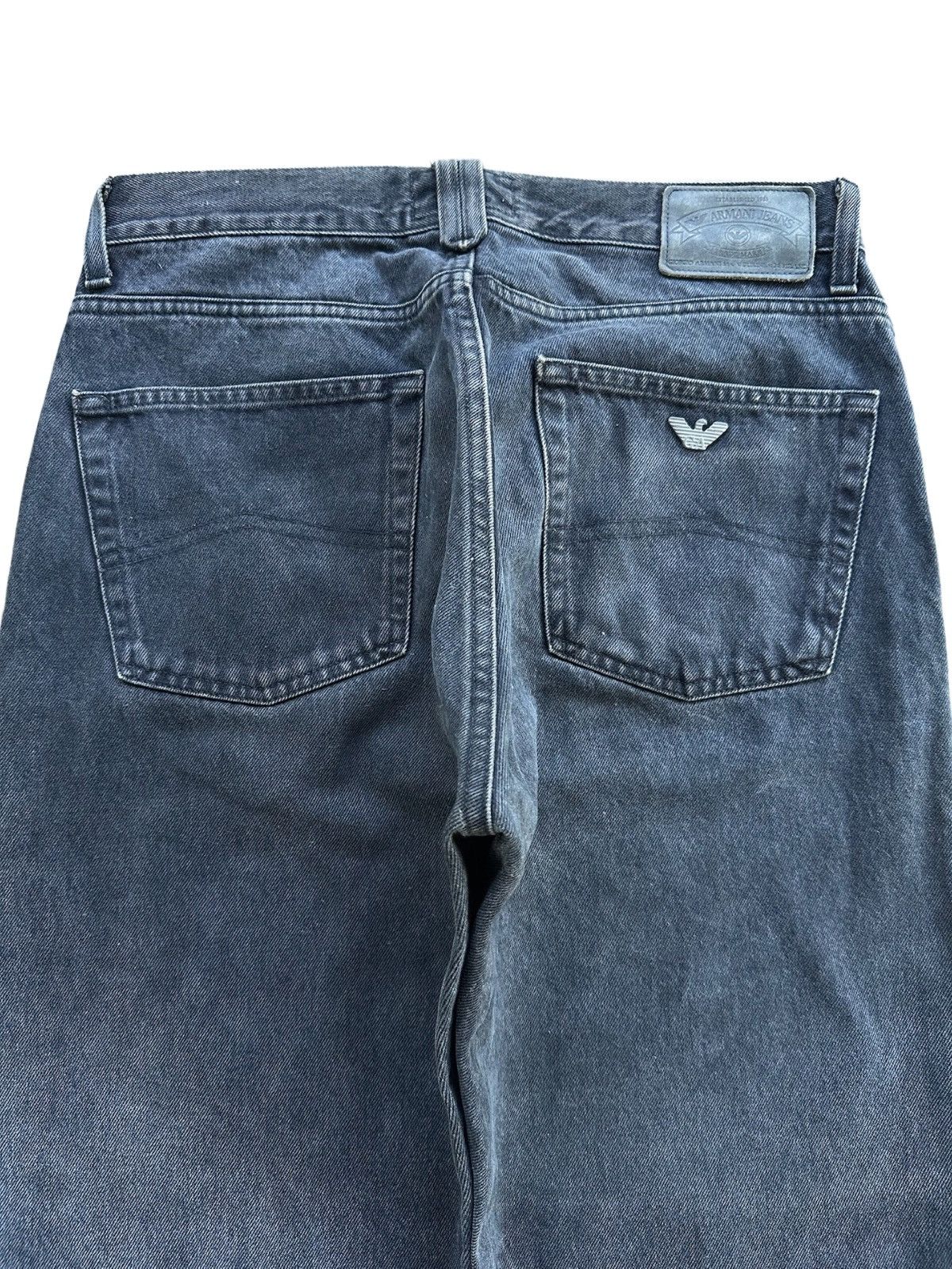 Giorgio Armani Giorgio Armani Washed Grey Relaxed Denim Jeans Size US 31 - 7 Thumbnail