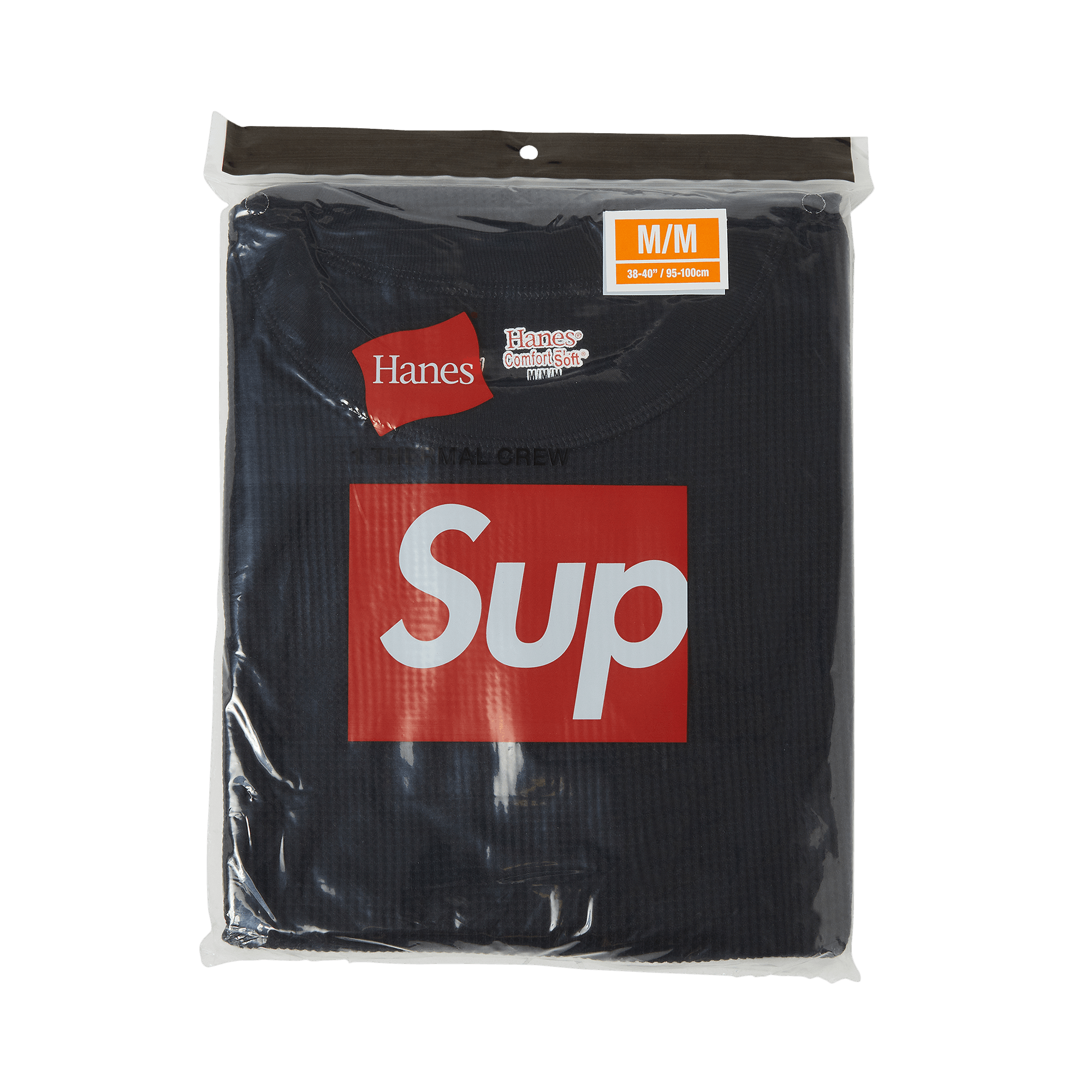 Supreme Supreme x Hanes Thermal Crew (1 Pack) Black