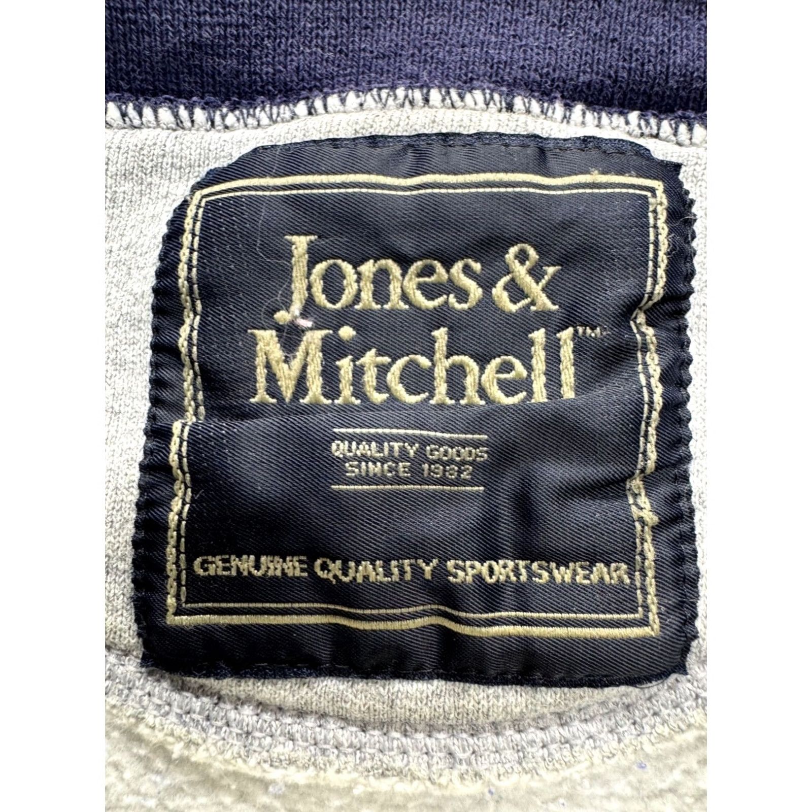 Vintage VINTAGE Jones & Mitchell Rutgers 1898 Sweatshirt Gray Navy M Mens Sweatshirt Crew Neck Long Sleeve Pullover All Season USA 80% Cotton 20% Polyester Size US M / EU 48-50 / 2 - 3 Thumbnail