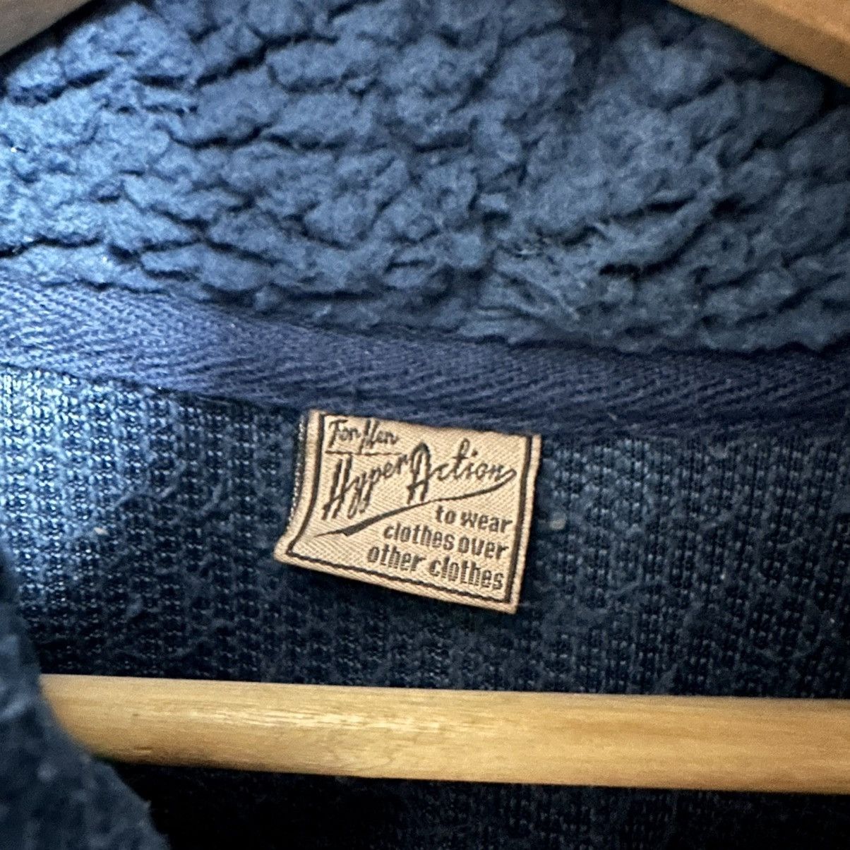 Japanese Brand × Vintage Vintage Hyper Action Sweater Fur With Hoodies Size US L / EU 52-54 / 3 - 6 Thumbnail