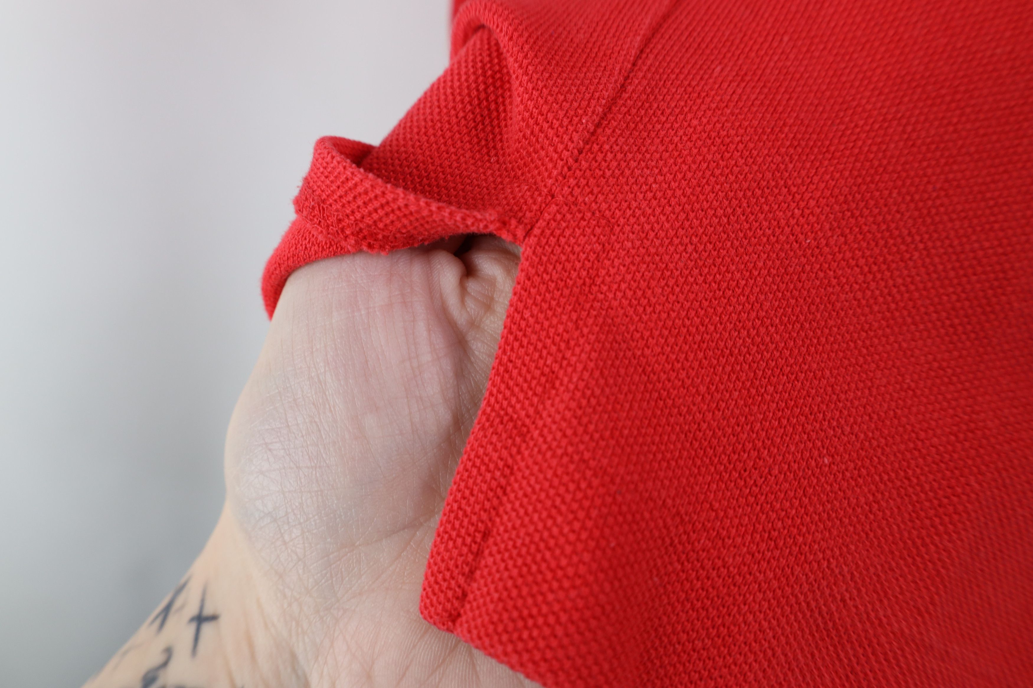 Banana Republic Vintage 90s Banana Republic Safari Knit Baggy T-Shirt Red Size US S / EU 44-46 / 1 - 9 Thumbnail
