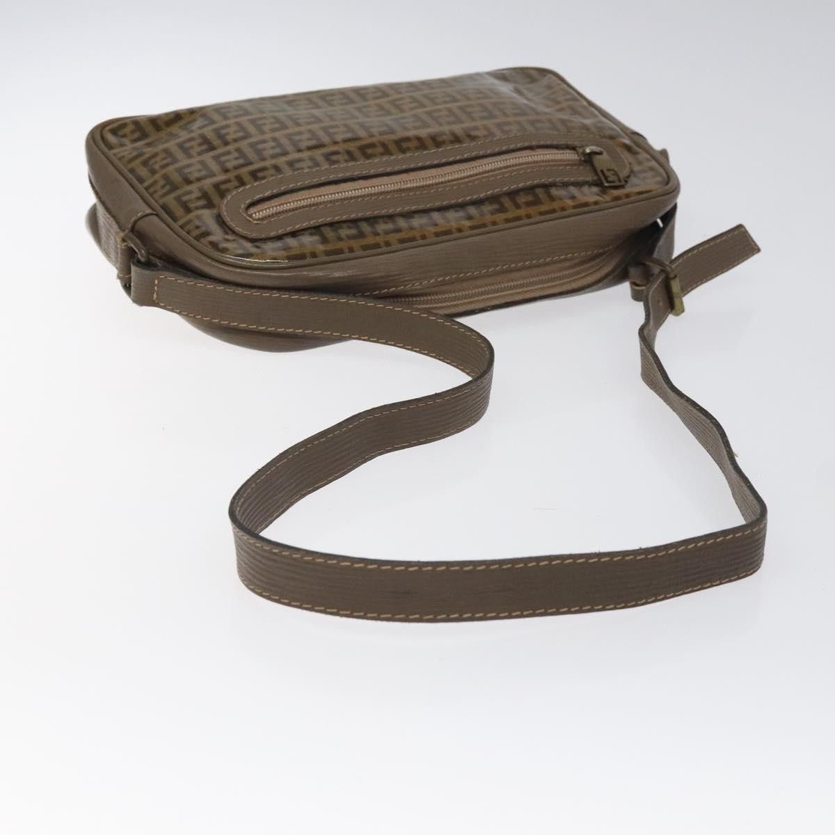 Fendi FENDI Zucchino Canvas Shoulder Bag Beige Size ONE SIZE - 7 Thumbnail
