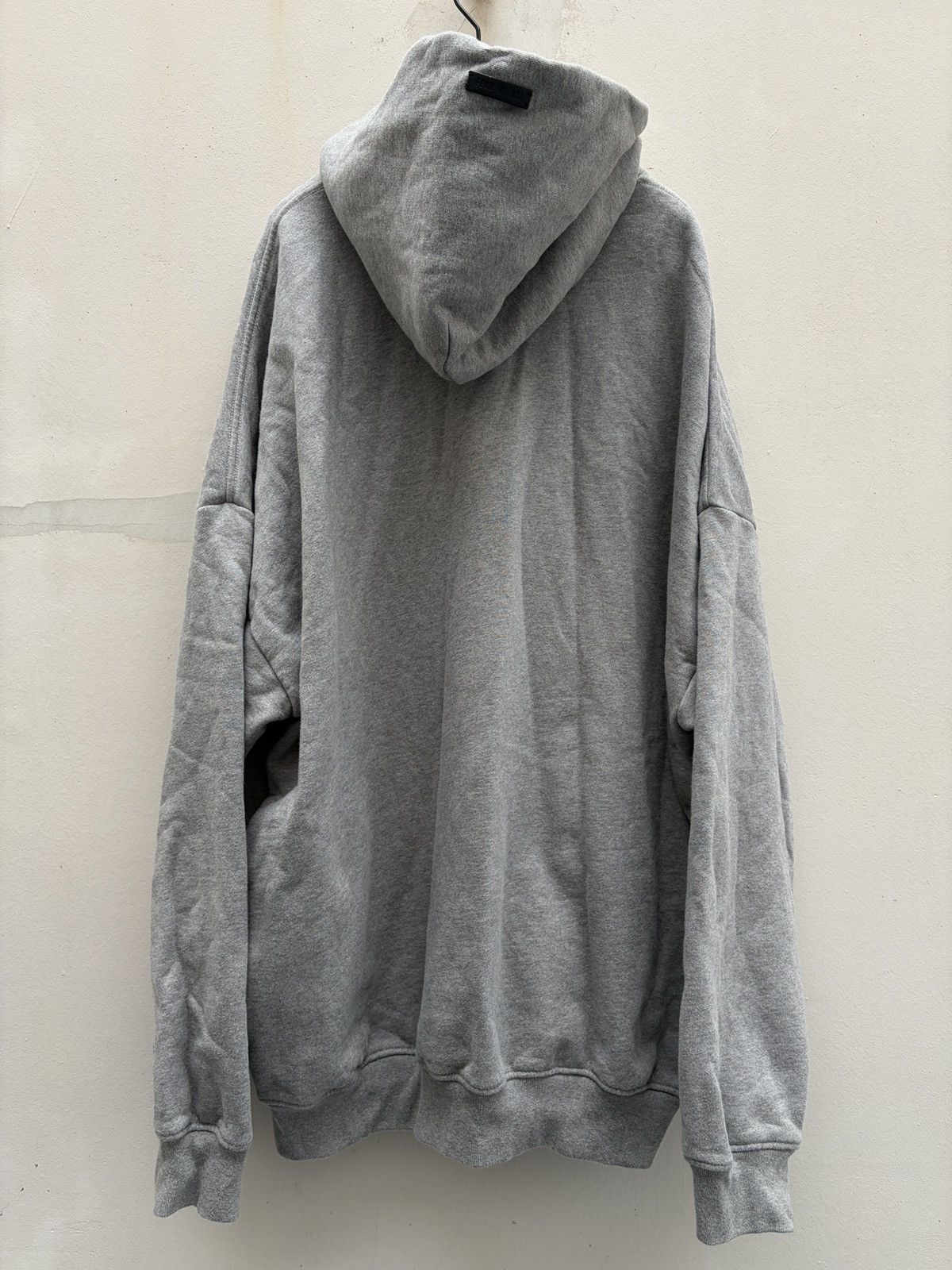 Fear of God Fear of God Eternal Logo Flocked Cotton Jersey Zip Up Hoodie Size US XL / EU 56 / 4 - 9 Thumbnail