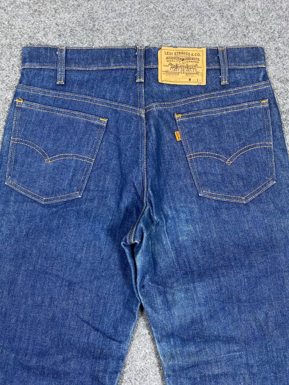 Levi's vintage levis 517 orange tab bootcut denim red velvet lining Size US 34 / EU 50 - 3 Thumbnail