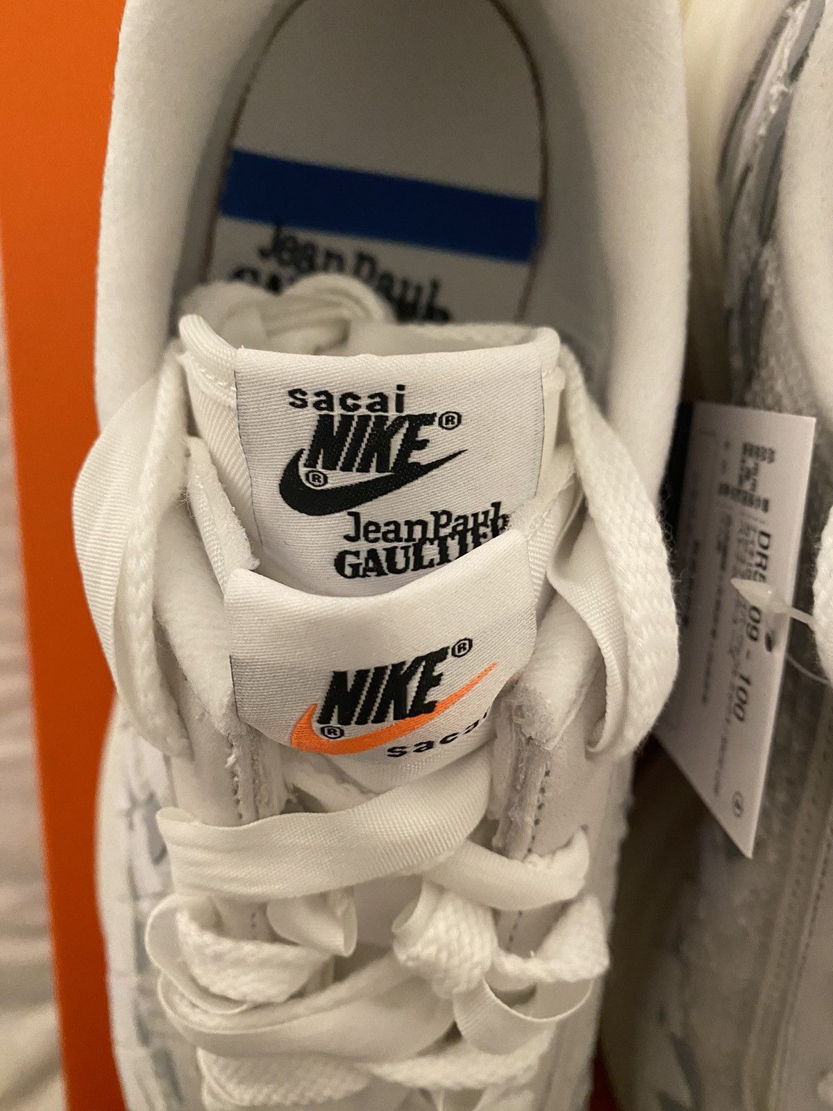 Jean Paul Gaultier x Sacai x Nike VaporWaffle Woven White