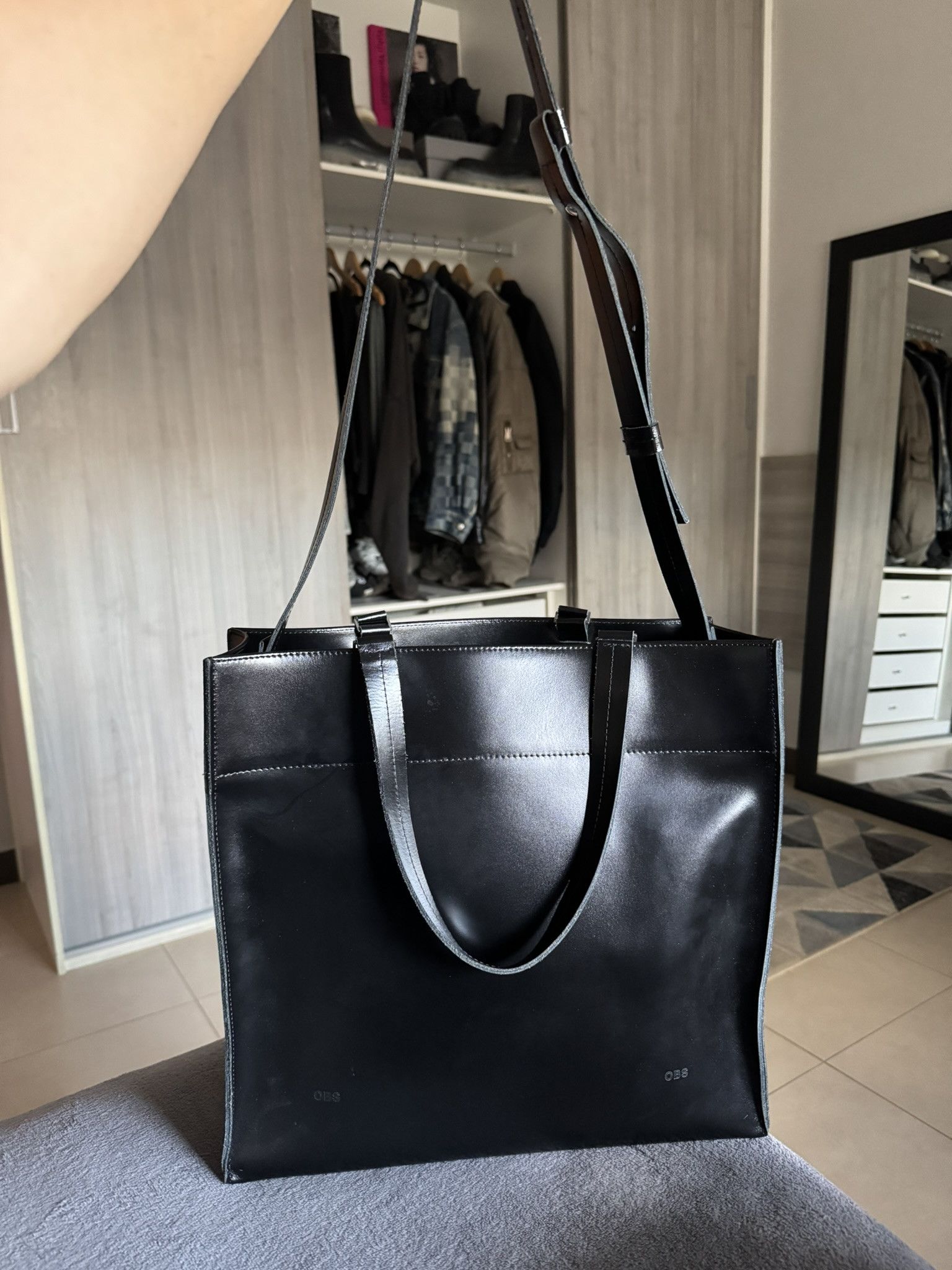 Other OBS Kubo Shopper Leather Bag 13 Liter Size ONE SIZE - 3 Thumbnail