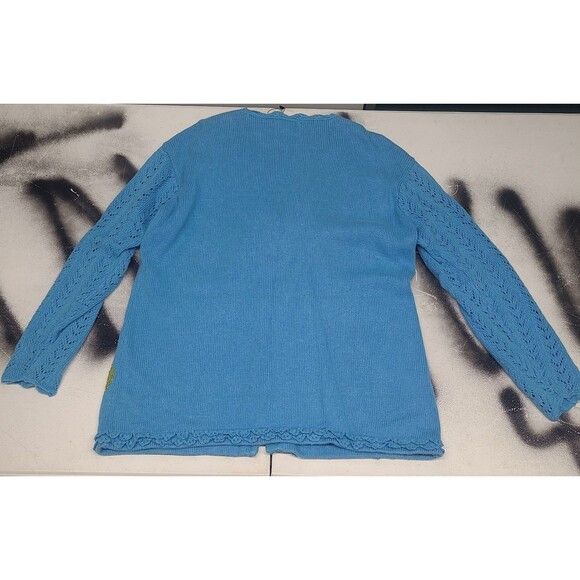 Tundra Vtg Storybook Knits Floral Cardigan Sweater Size XL / US 12-14 / IT 48-50 - 5 Thumbnail