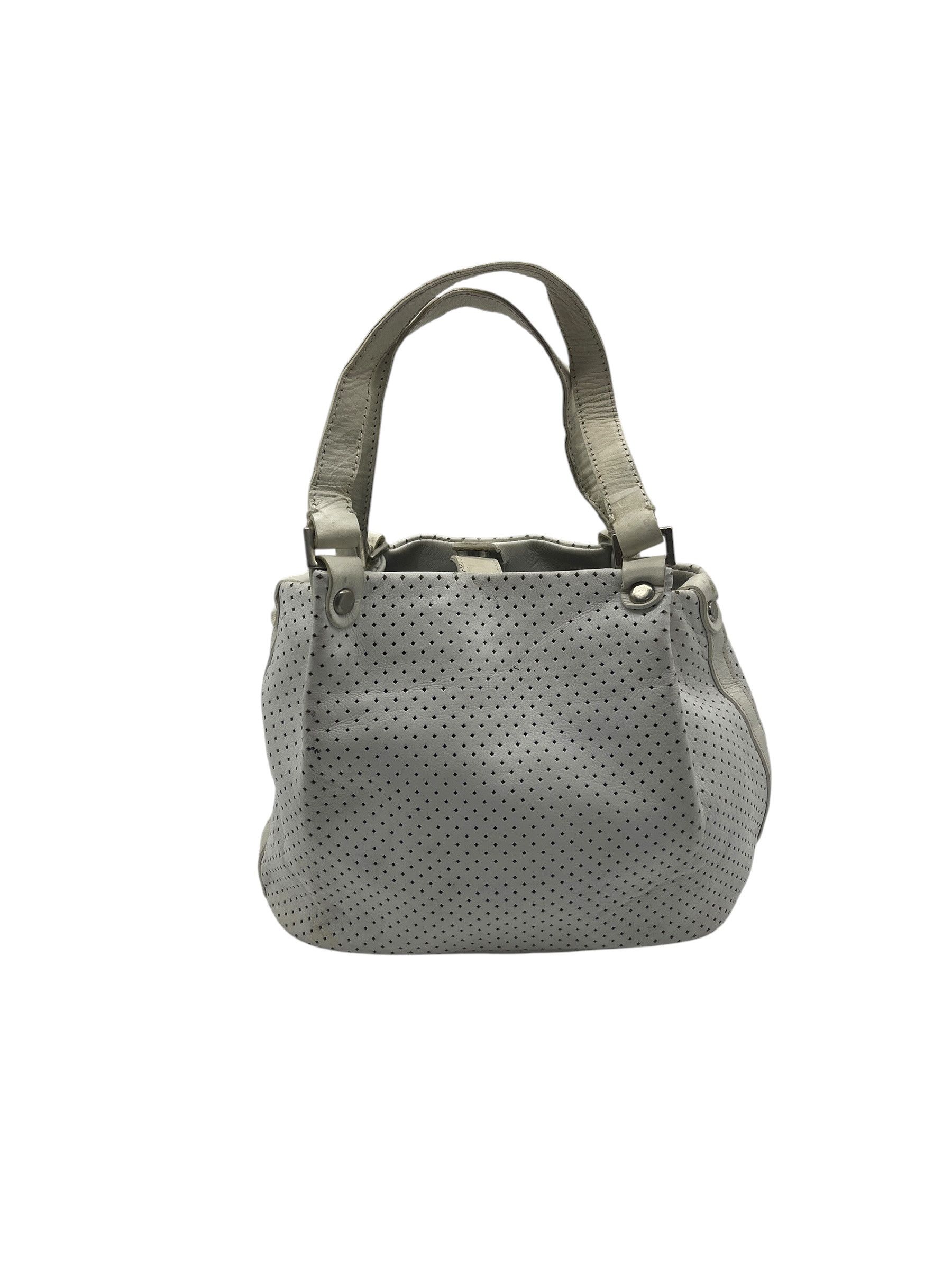 agnes b. Vintage agnès b. Voyage Perforated Leather Tote Shoulder Bag Size ONE SIZE - 2 Thumbnail