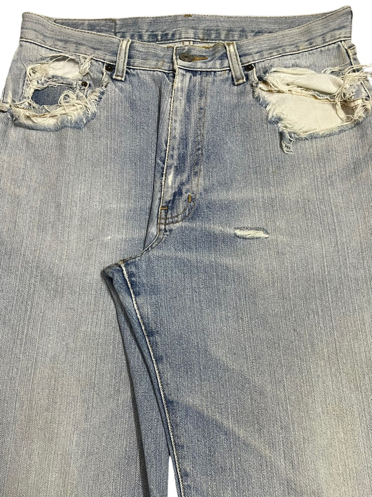 JNCO Vintage Japanese Brand Blue Wash Style Baggy Jeans Size US 30 / EU 46 - 4 Thumbnail