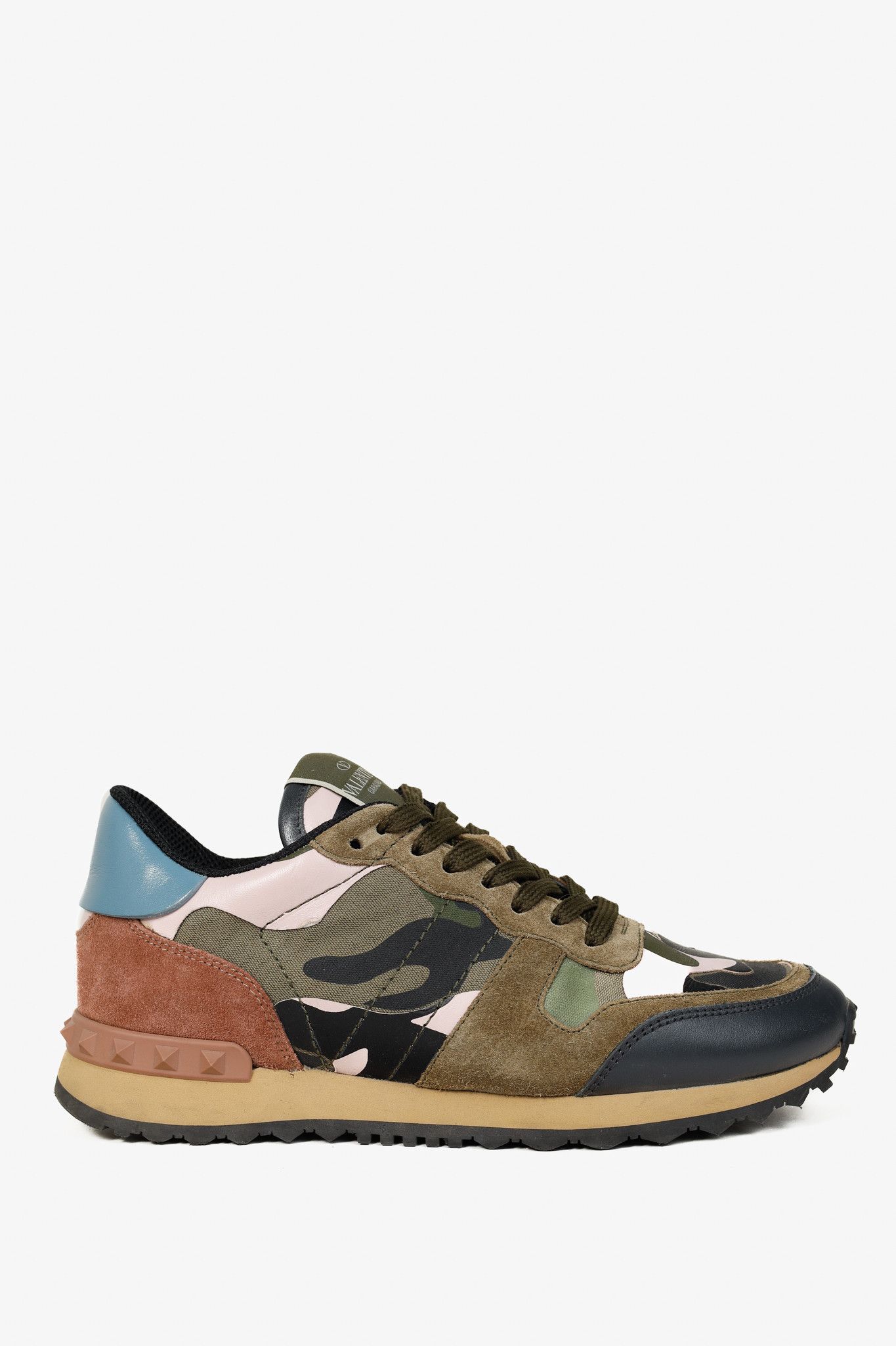 Valentino Valentino Garavani Rockrunner Camo Low-Top Sneakers Size US 6 / IT 36 - 1 Thumbnail