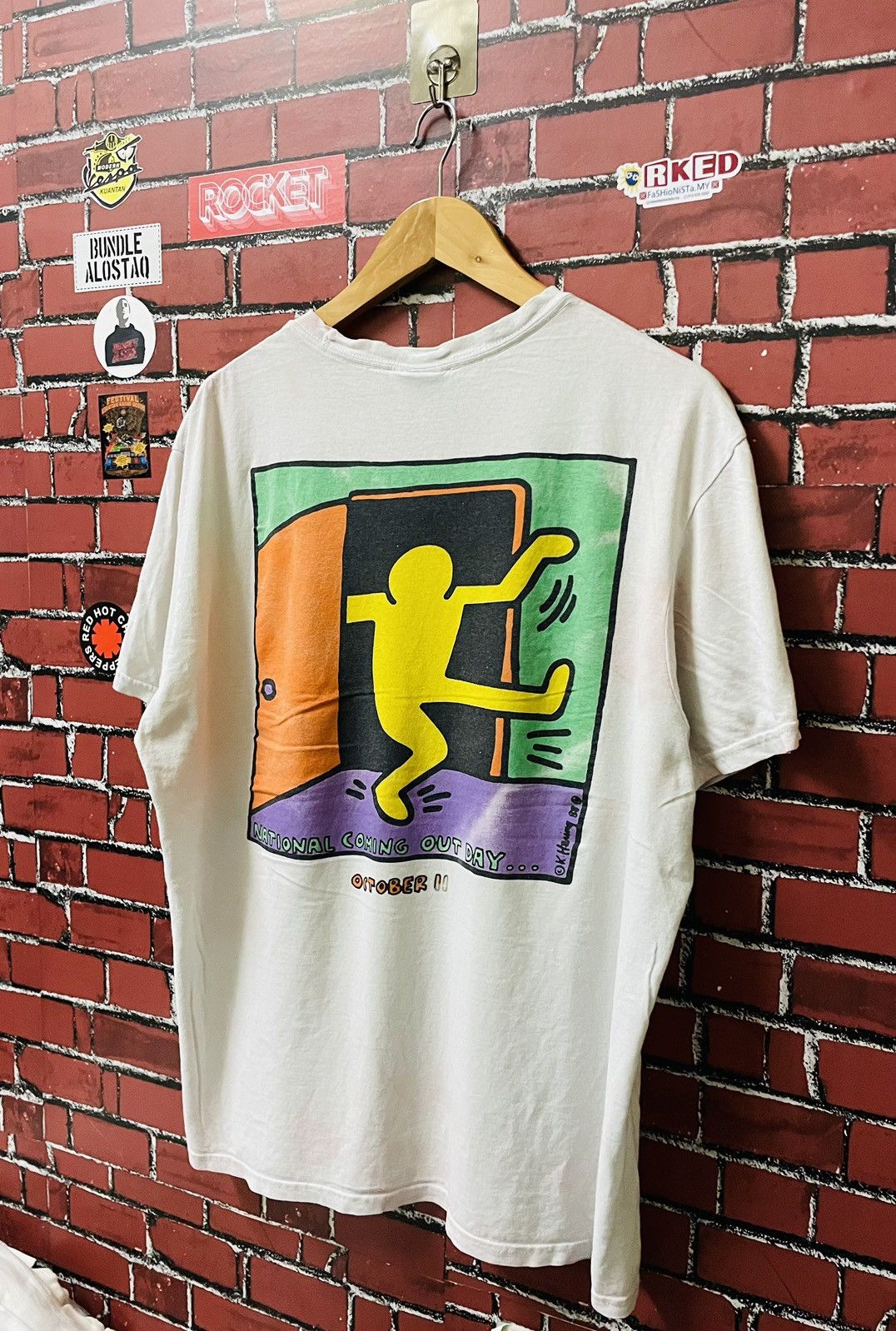 Keith Haring VINTAGE KEITH HARING 80s SHIRTS Size US XL / EU 56 / 4 - 3 Thumbnail