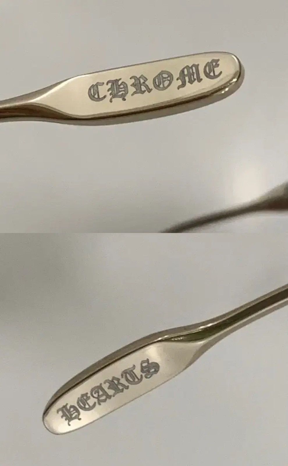 Chrome Hearts LORDIE SILVER&GOLD Frameless Glasses Size ONE SIZE - 9 Thumbnail