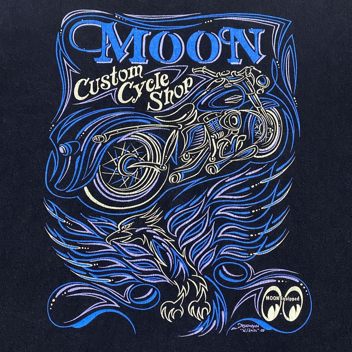 Vintage Rare‼️🔥Vintage Mooneyes X Custom Cycle Shop T-Shirt Size US S / EU 44-46 / 1 - 8 Thumbnail