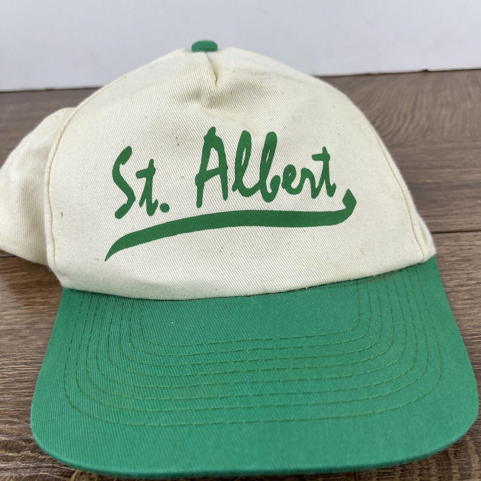 Other St Albert Hat Saint Albert White Hat Adjustable Snapback Adu Size ONE SIZE - 8 Thumbnail