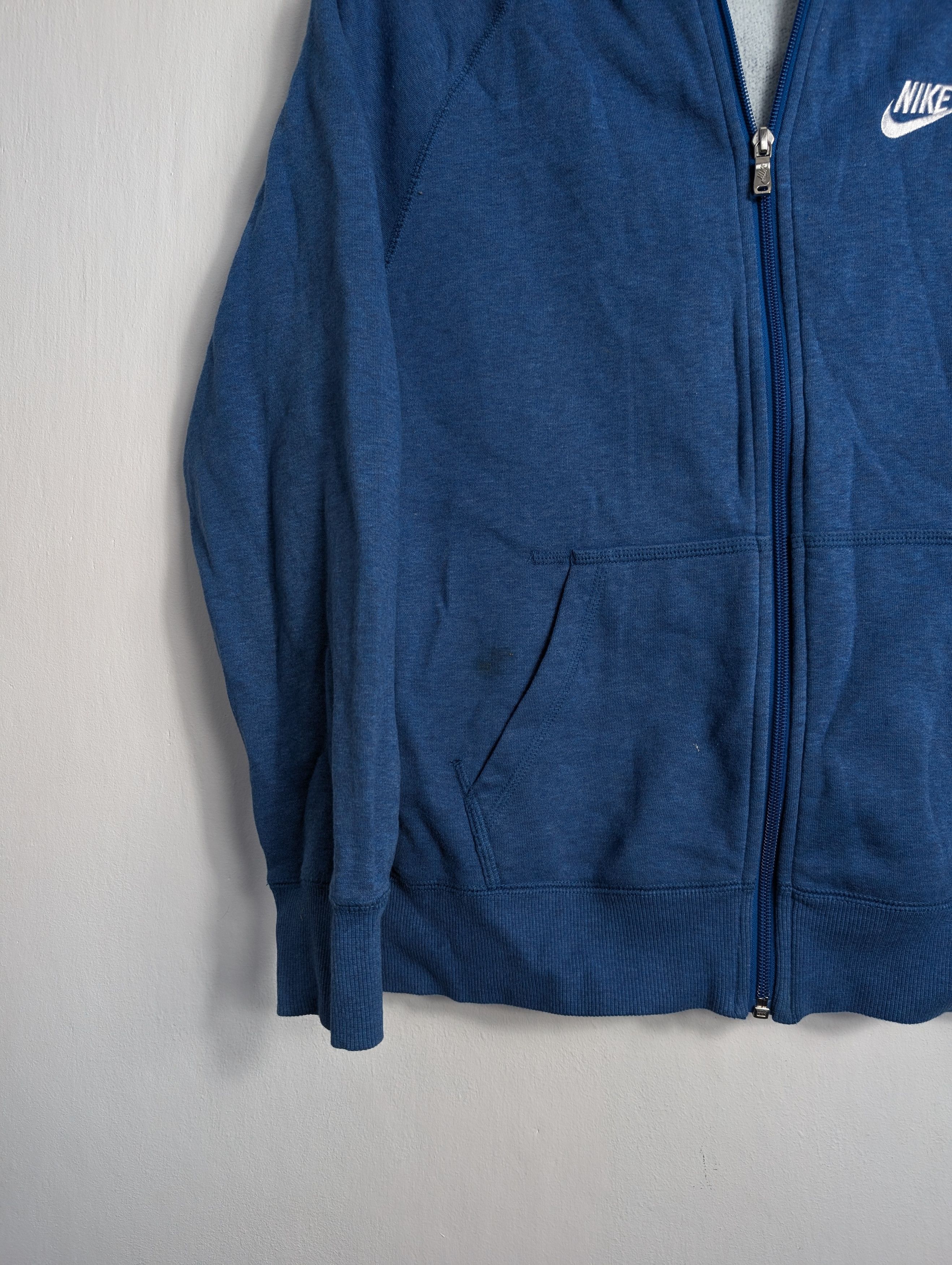 Nike Nike Club Hoodie Blue Pullover Sweatshirt Basic Sportswear Size US S / EU 44-46 / 1 - 3 Thumbnail