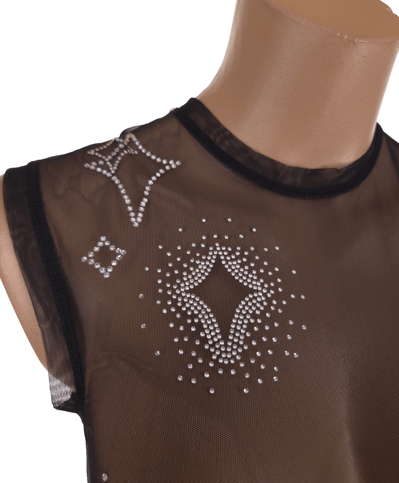 Other Saint Sintra Crystal Mesh Hot Fix Tank 42 6 Black SSENSE Size M / US 6-8 / IT 42-44 - 5 Thumbnail