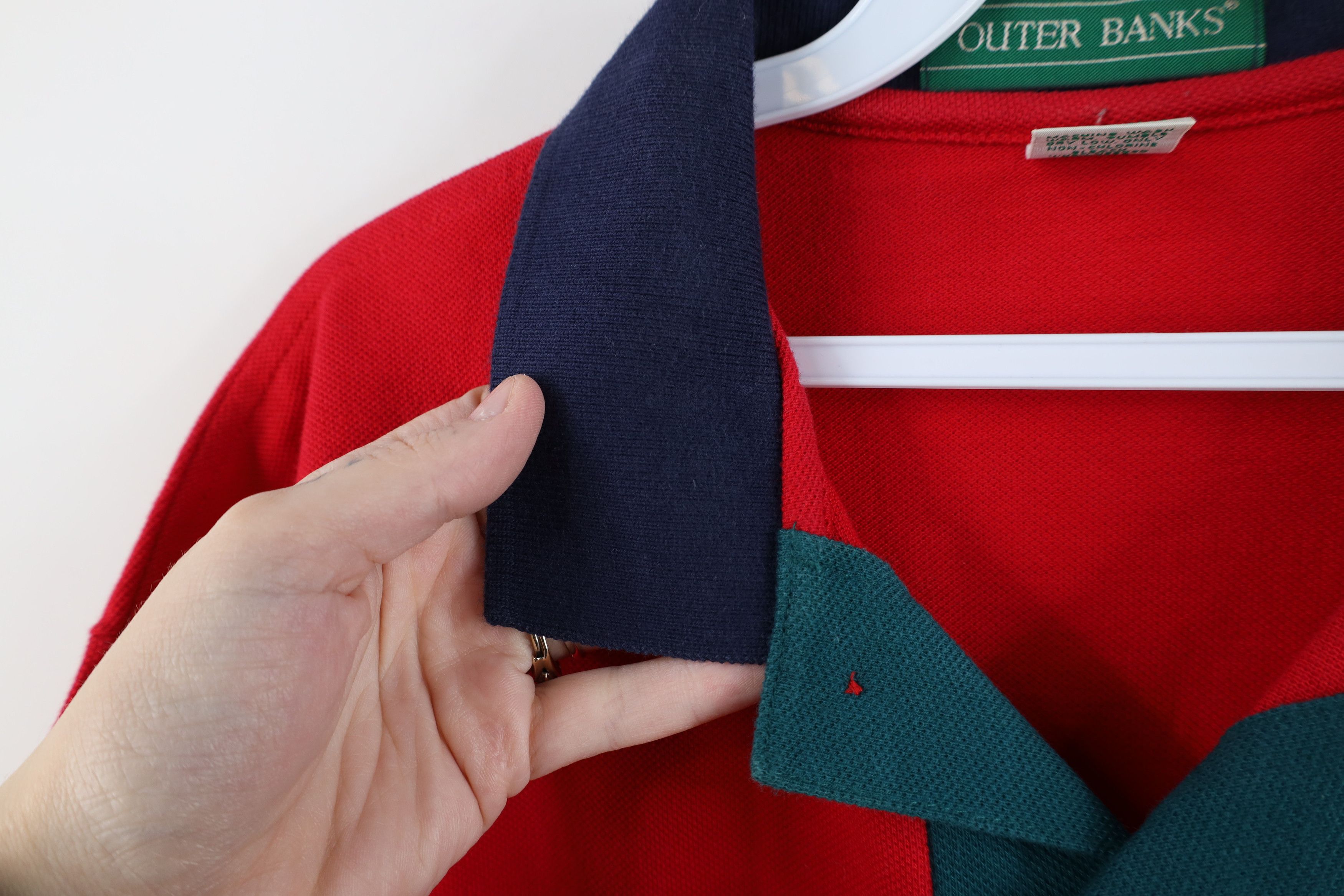 Vintage Vintage 90s Spell Out Almondina Brand Almonds Nuts Polo USA Size US L / EU 52-54 / 3 - 6 Thumbnail
