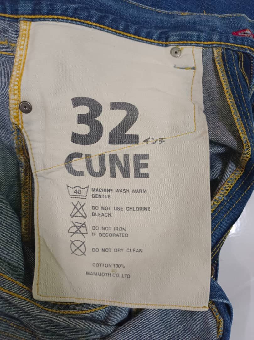 Japanese Brand CUNE Tokyo Japan Bunny Heads Baggy Jeans Size US 32 / EU 48 - 9 Thumbnail