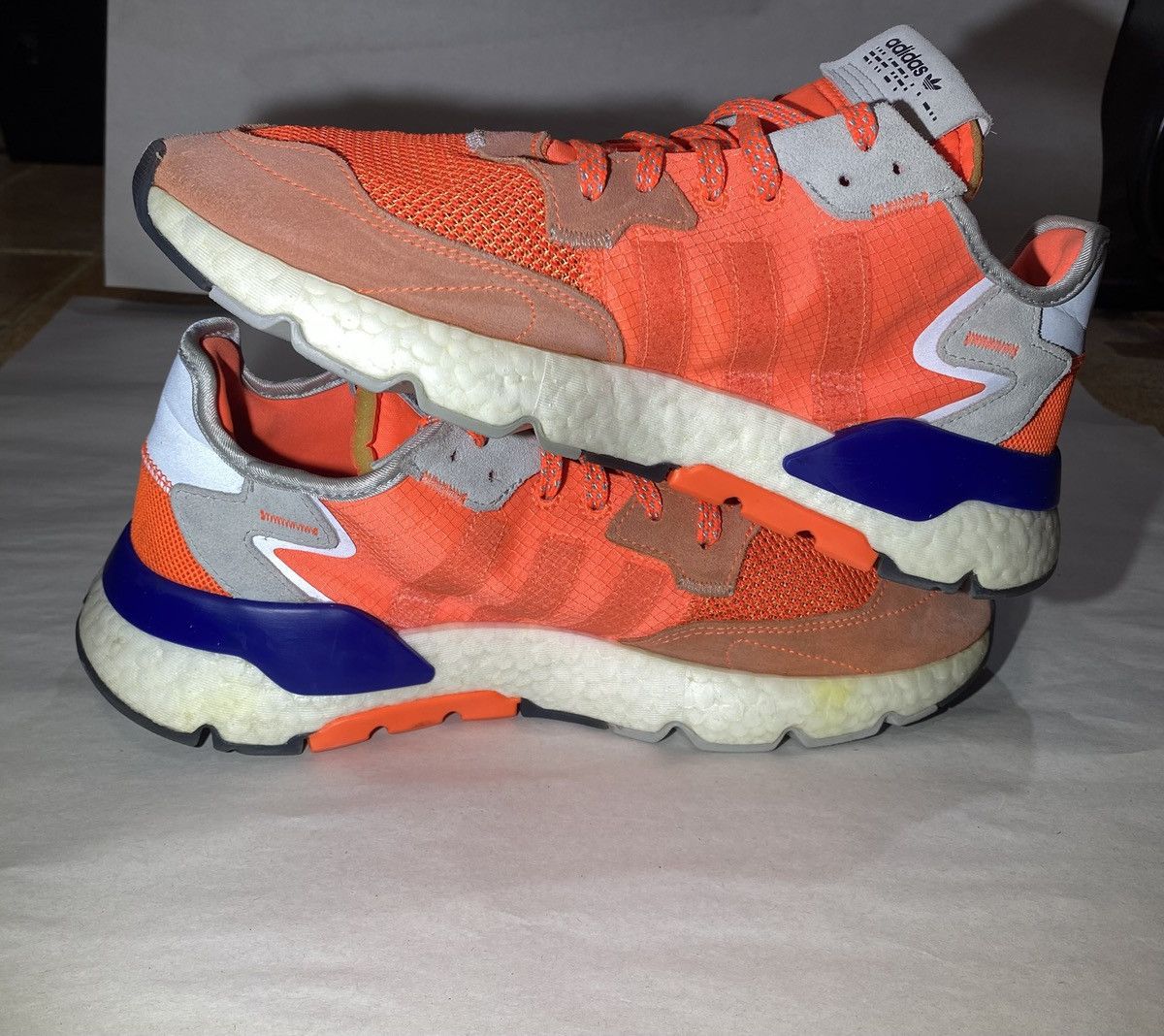 Adidas Adidas Nite Jogger “Solar Orange” Mens Size 10.5 Good Cond Size US 10.5 / EU 43-44 - 5 Thumbnail