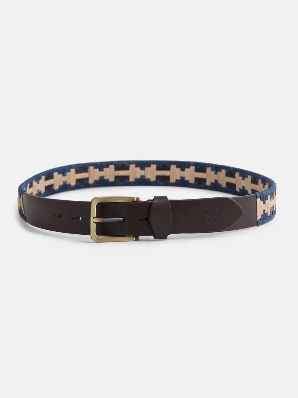 Vintage Valecuatro Embroidered Leather Belt Size 34 - 1 Thumbnail