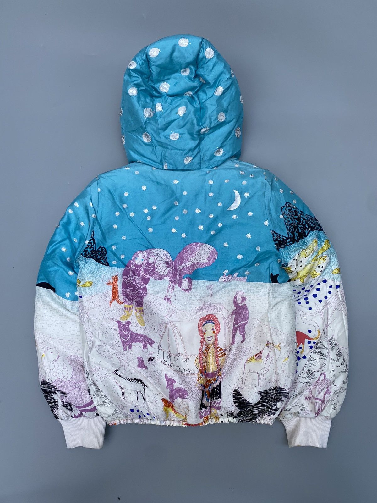 Tsumori Chisato Reversible Winter Living Print Puffer Down Jacket Size M / US 6-8 / IT 42-44 - 9 Thumbnail