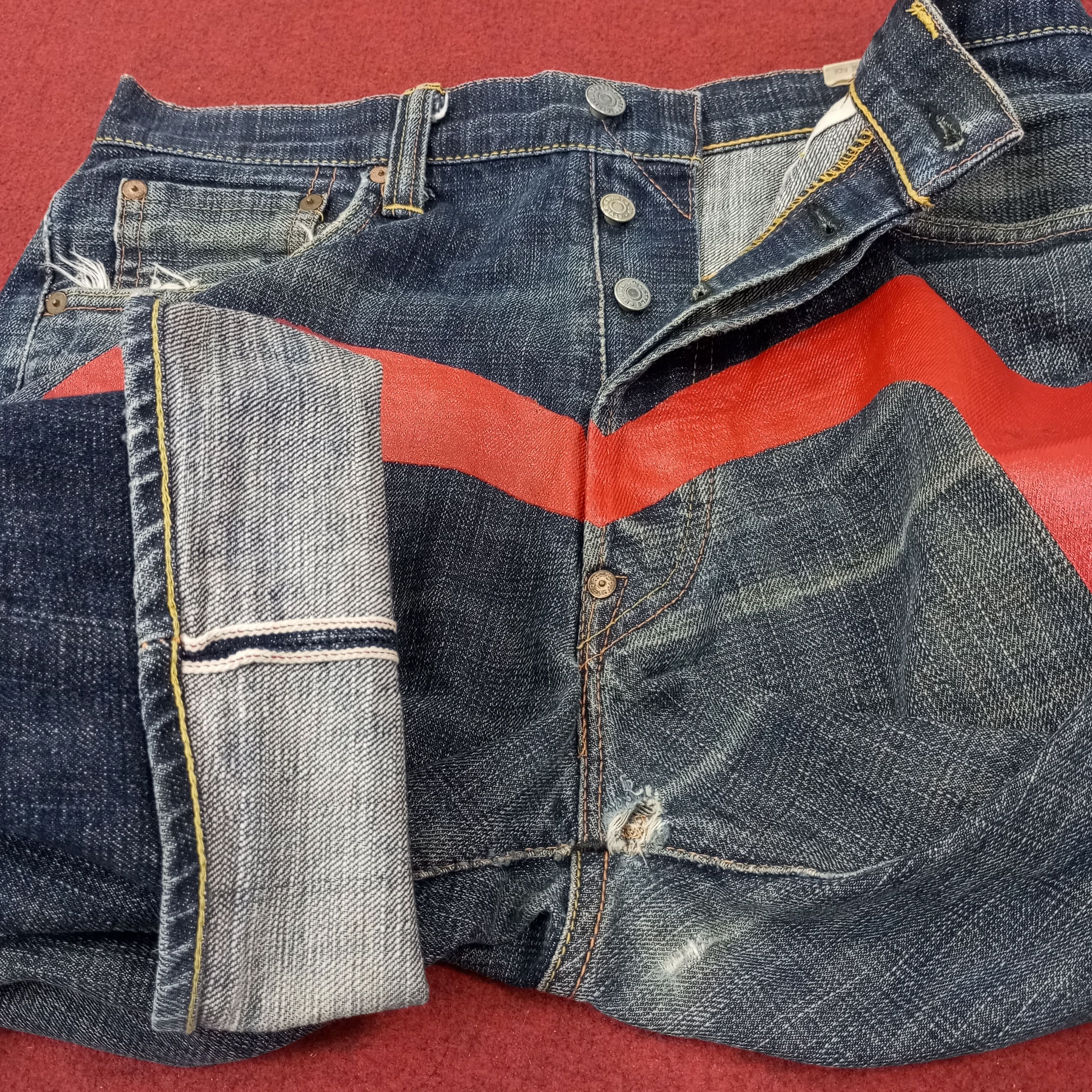 Evisu Vintage Evisu Japanese Brand Custom Daicock Jeans c244n30 Size US 30 / EU 46 - 16 Thumbnail