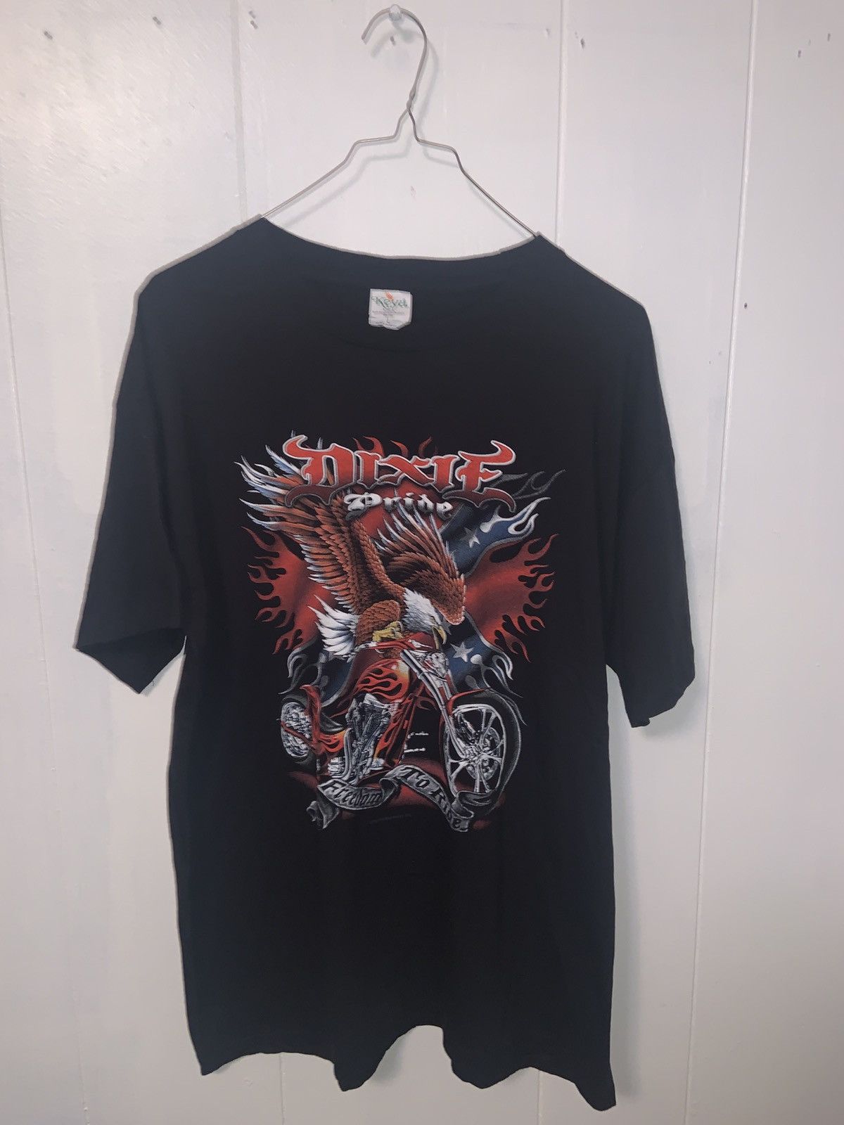 Other Vintage - Dixie Pride - Freedom To Ride T - Size L - Black Size US L / EU 52-54 / 3 - 6 Thumbnail