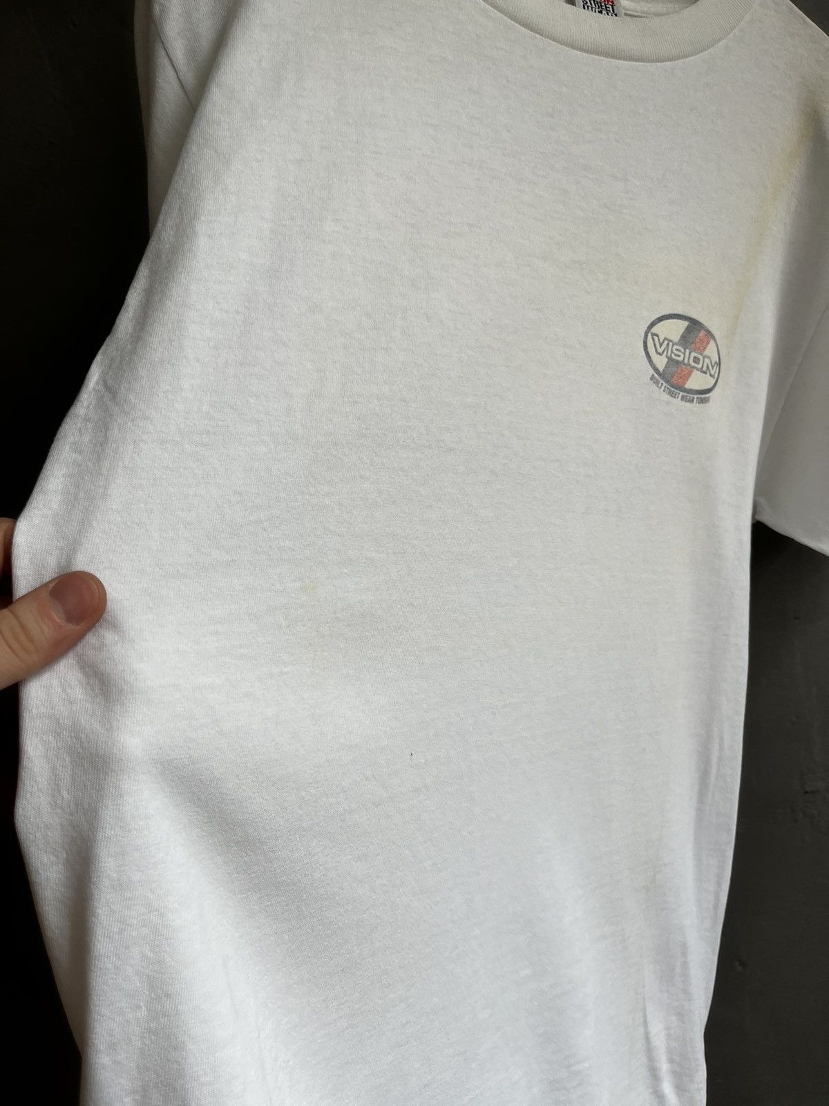Vintage vision 1987 t shirt USA 90s Size US L / EU 52-54 / 3 - 12 Thumbnail