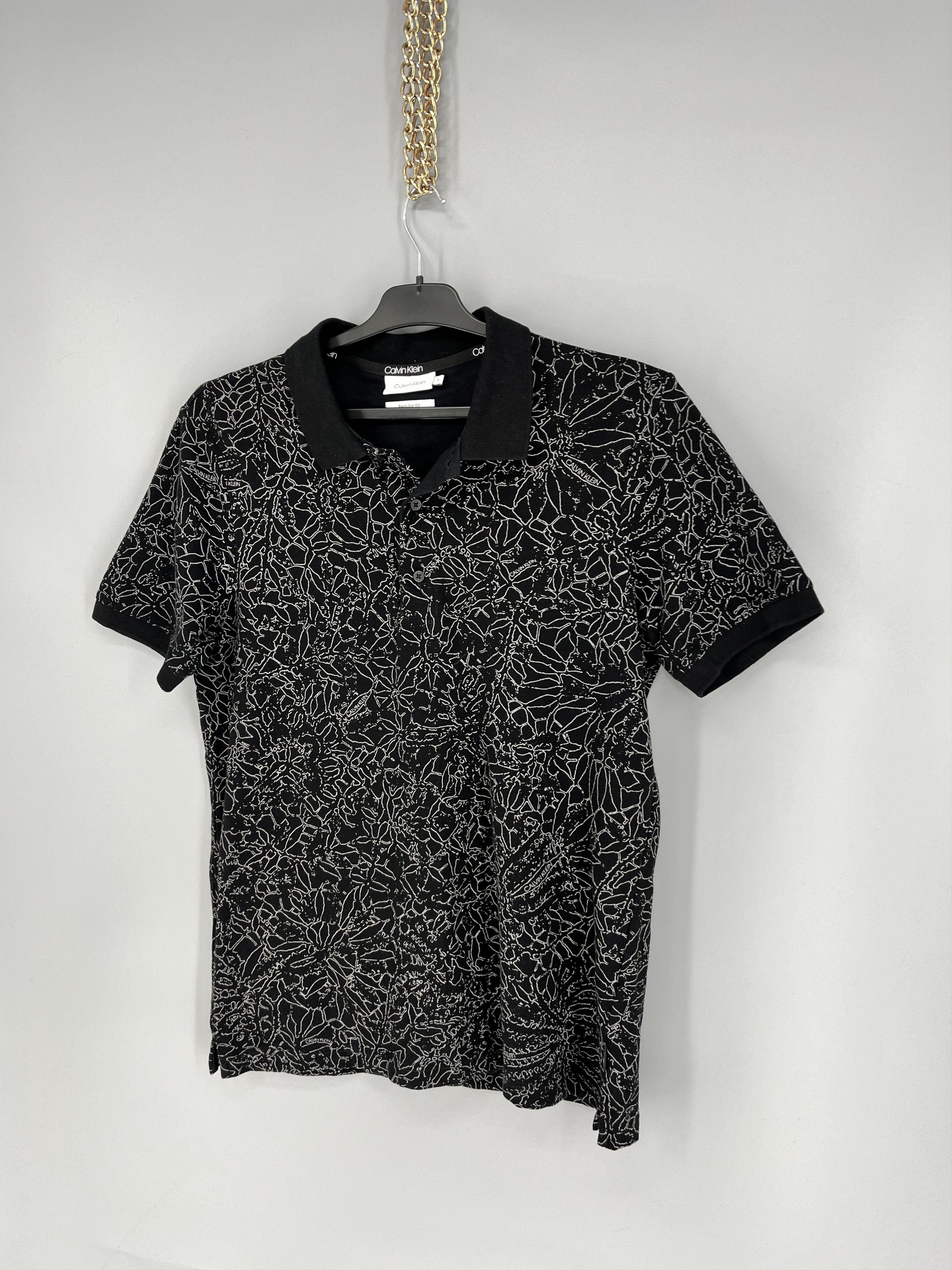 Calvin Klein Clavin Klein CK Golf Black And White Polos Shirt Regular Fit Size US S / EU 44-46 / 1 - 3 Thumbnail