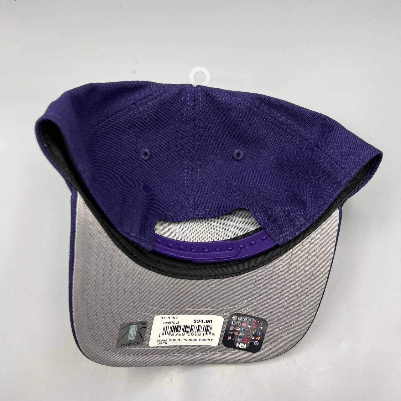 New Era Phoenix Suns Hat Men Purple NBA Snap Back Cap New A-Frame Size ONE SIZE - 3 Thumbnail
