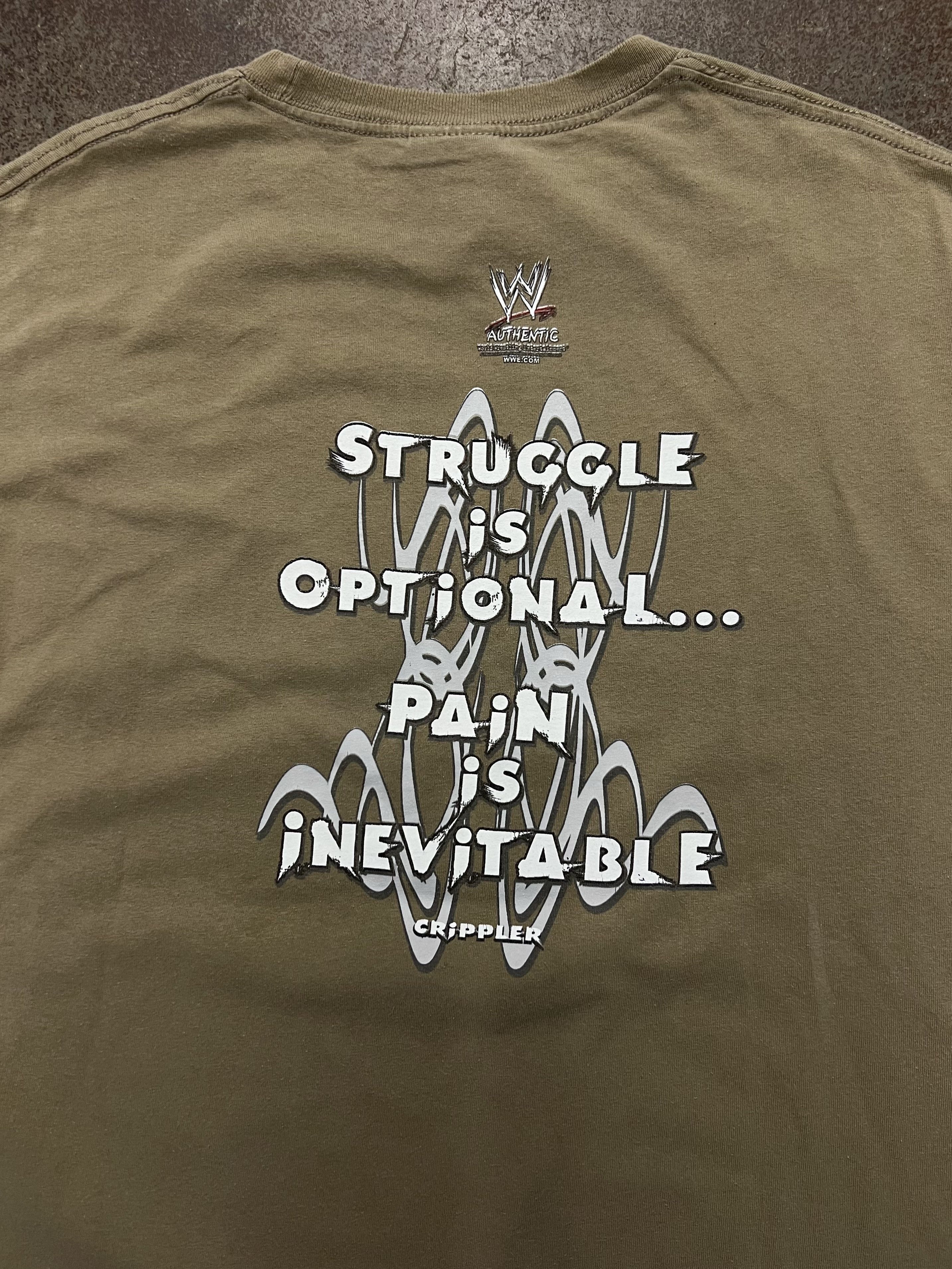 WWE VTG 2004 WWE Chris Benoit The Crippler Crossface T-Shirt Size US L / EU 52-54 / 3 - 4 Thumbnail