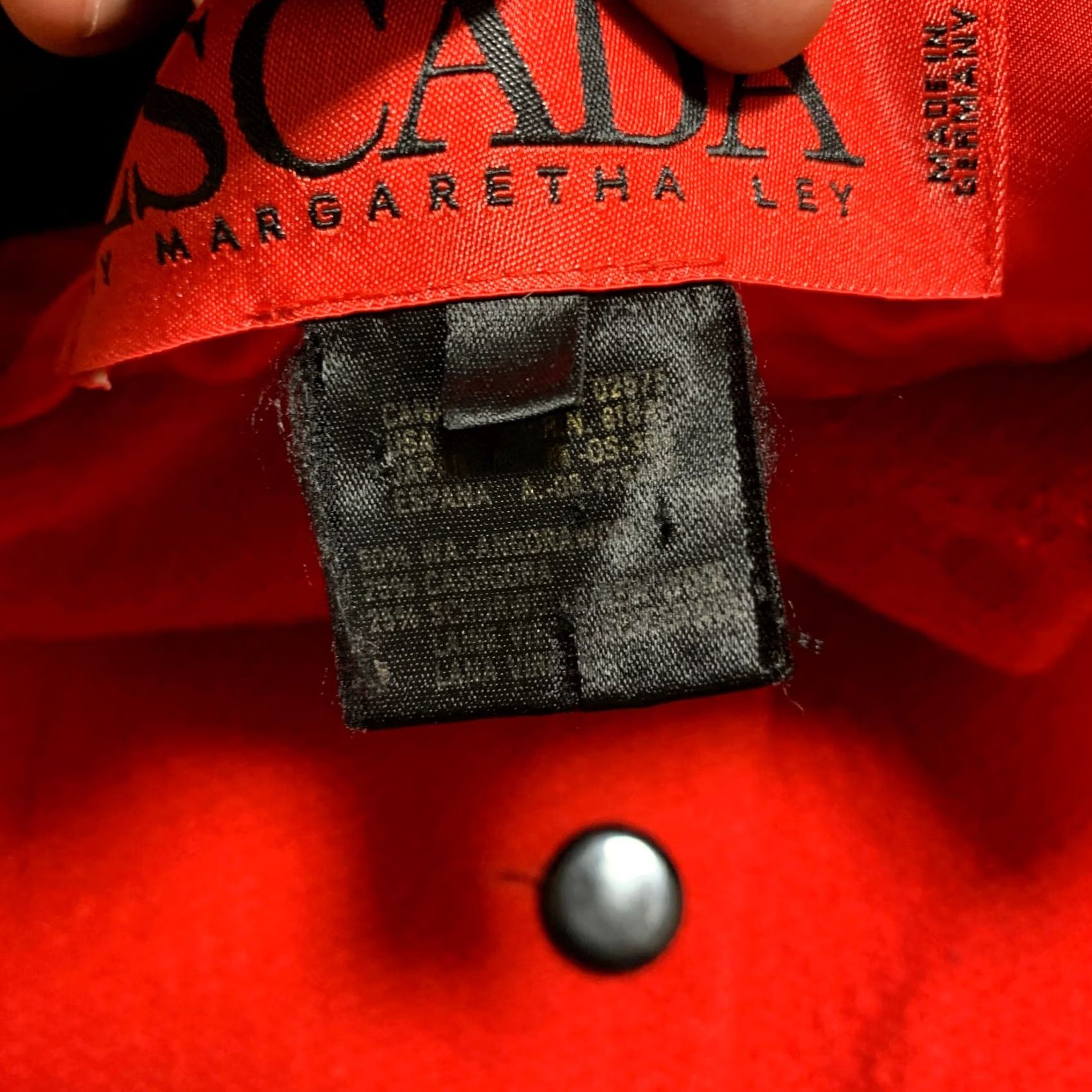 Escada VINTAGE Escada Jacket Women Wool Red M Size M / US 6-8 / IT 42-44 - 7 Thumbnail