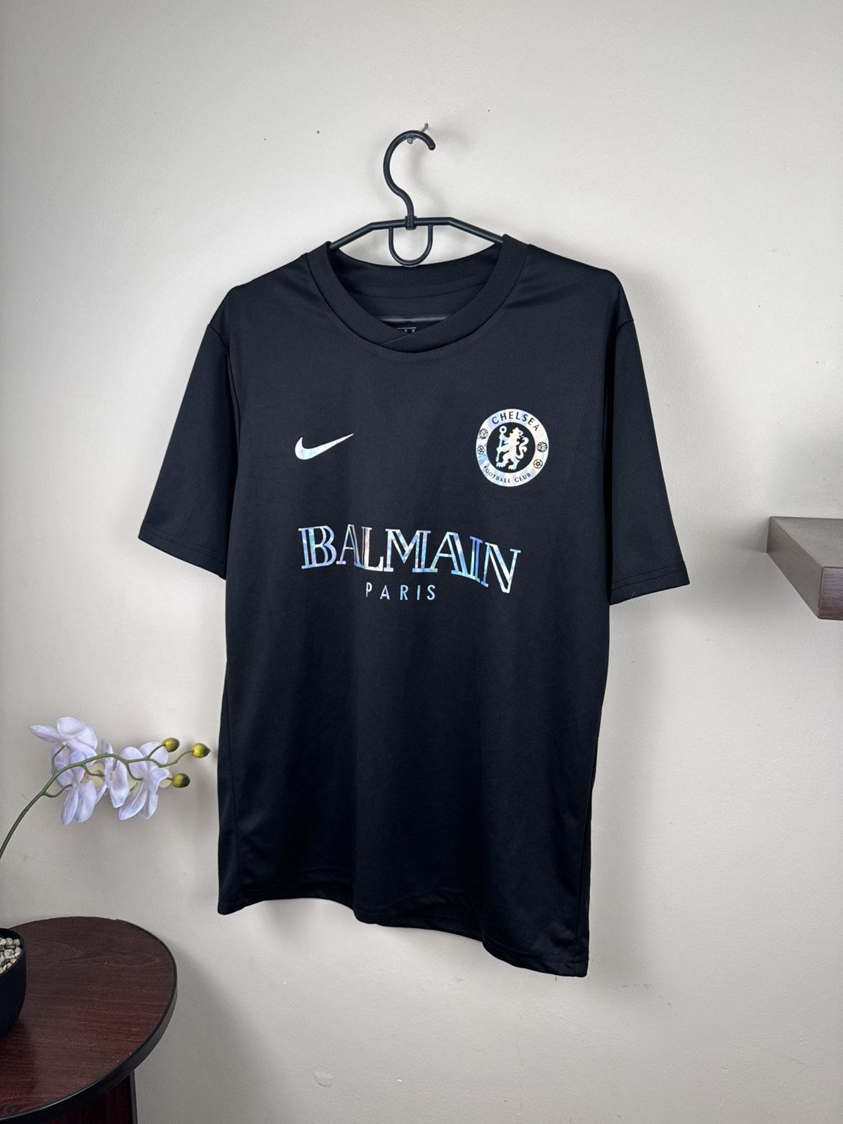 Nike Nike Chelsea Jersey Football Shirt Soccer Paris Black M Size US M / EU 48-50 / 2 - 3 Thumbnail