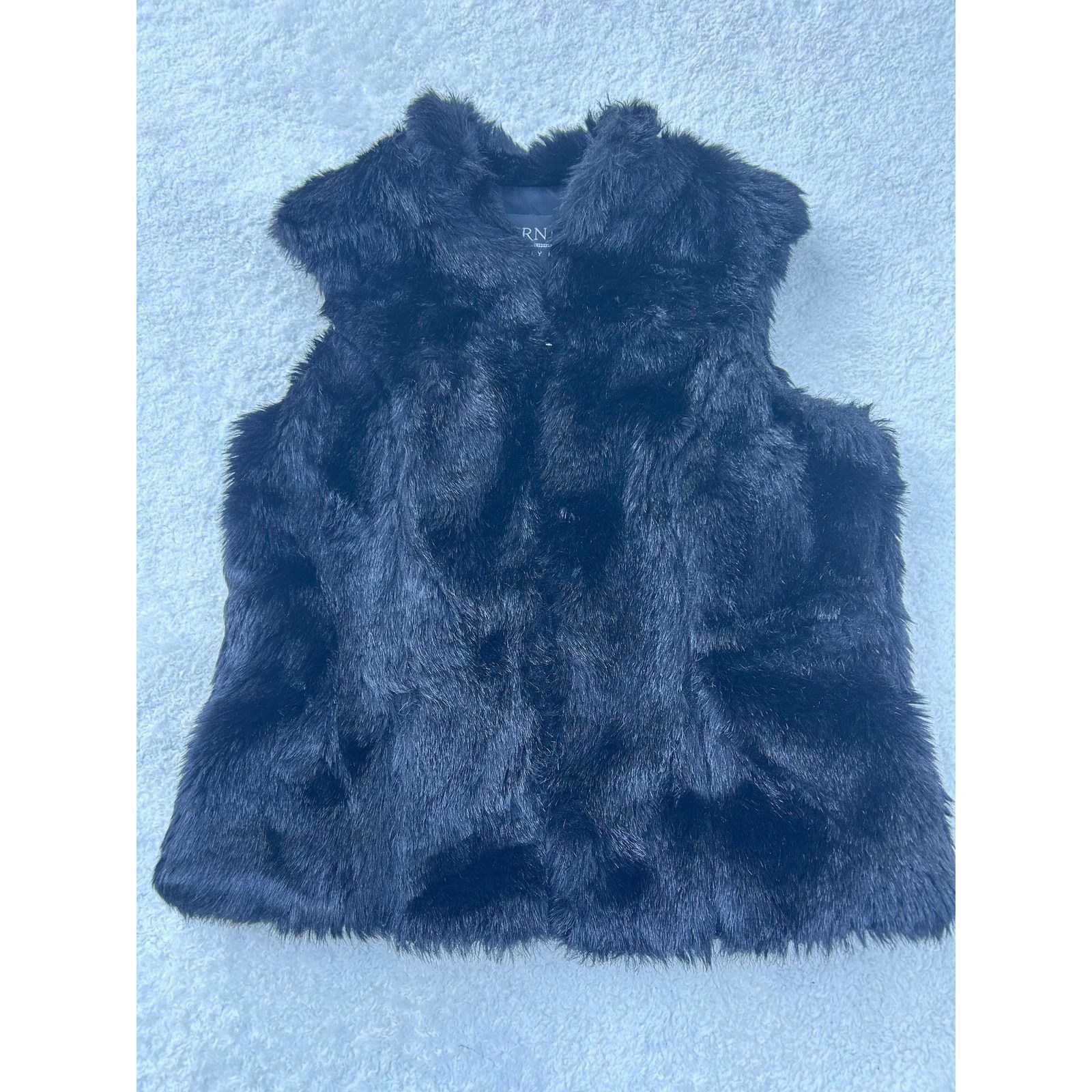 Giani Bernini Bernini Beverly Hills Vintage Black Fur Vest Size Large Size L / US 10 / IT 46 - 1 Thumbnail