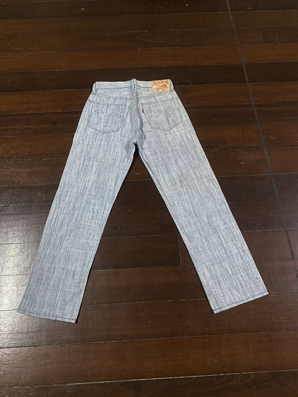 Iron Heart VTG SUGAR CANE LOT 286 WIDE LEG LIMITED HARD FABRIC Size US 30 / EU 46 - 2 Thumbnail