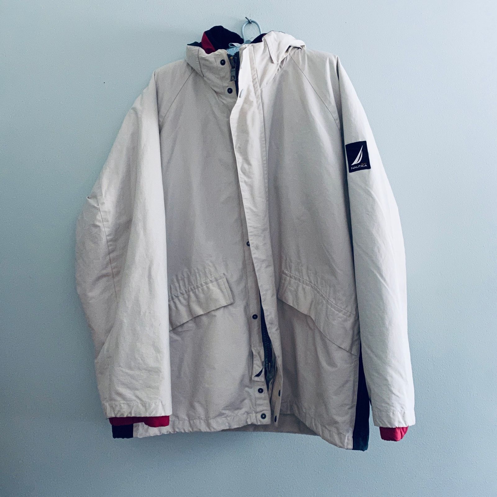 Nautica Vintage Nautica tan double layer winter jacket Size US XL / EU 56 / 4 - 2 Thumbnail