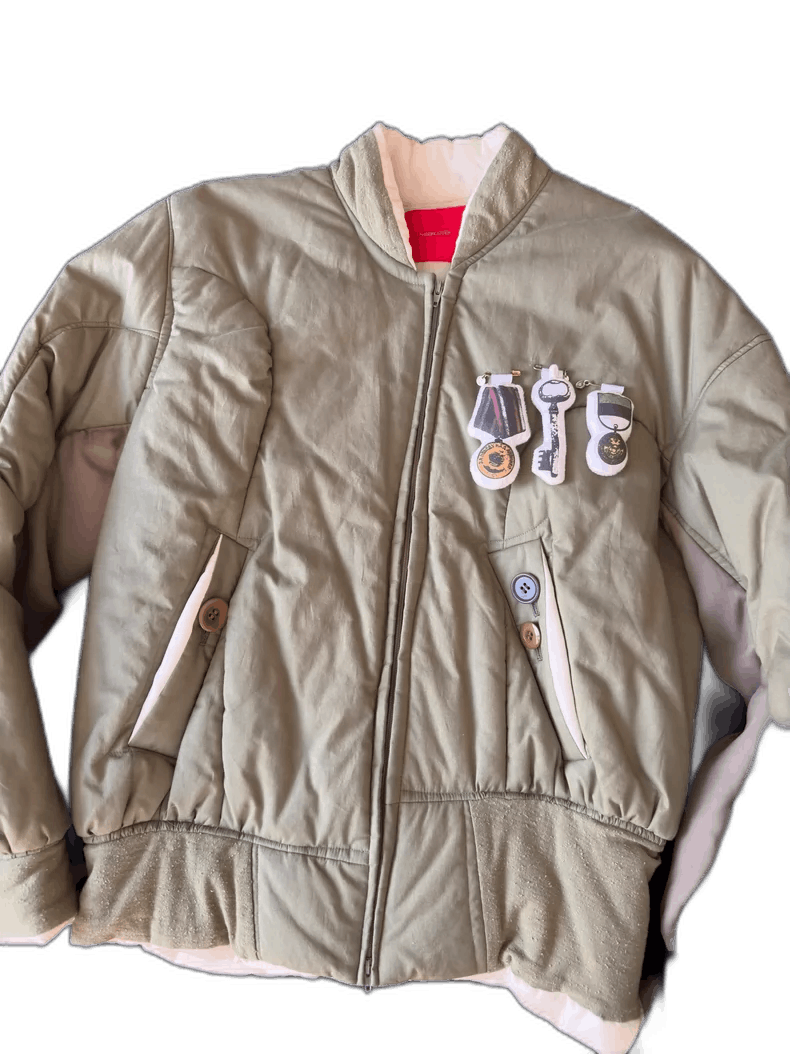 stylish olive green bomber jacket