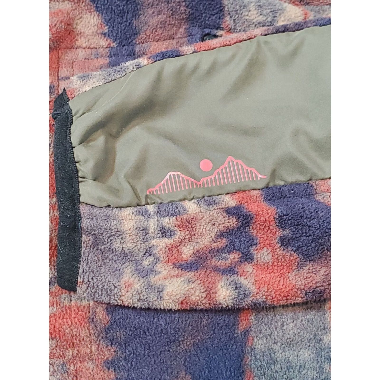 KAVU KAVU Teannaway Snap Fleece Duff Tie Dye Pullover Men's S Size US S / EU 44-46 / 1 - 6 Thumbnail