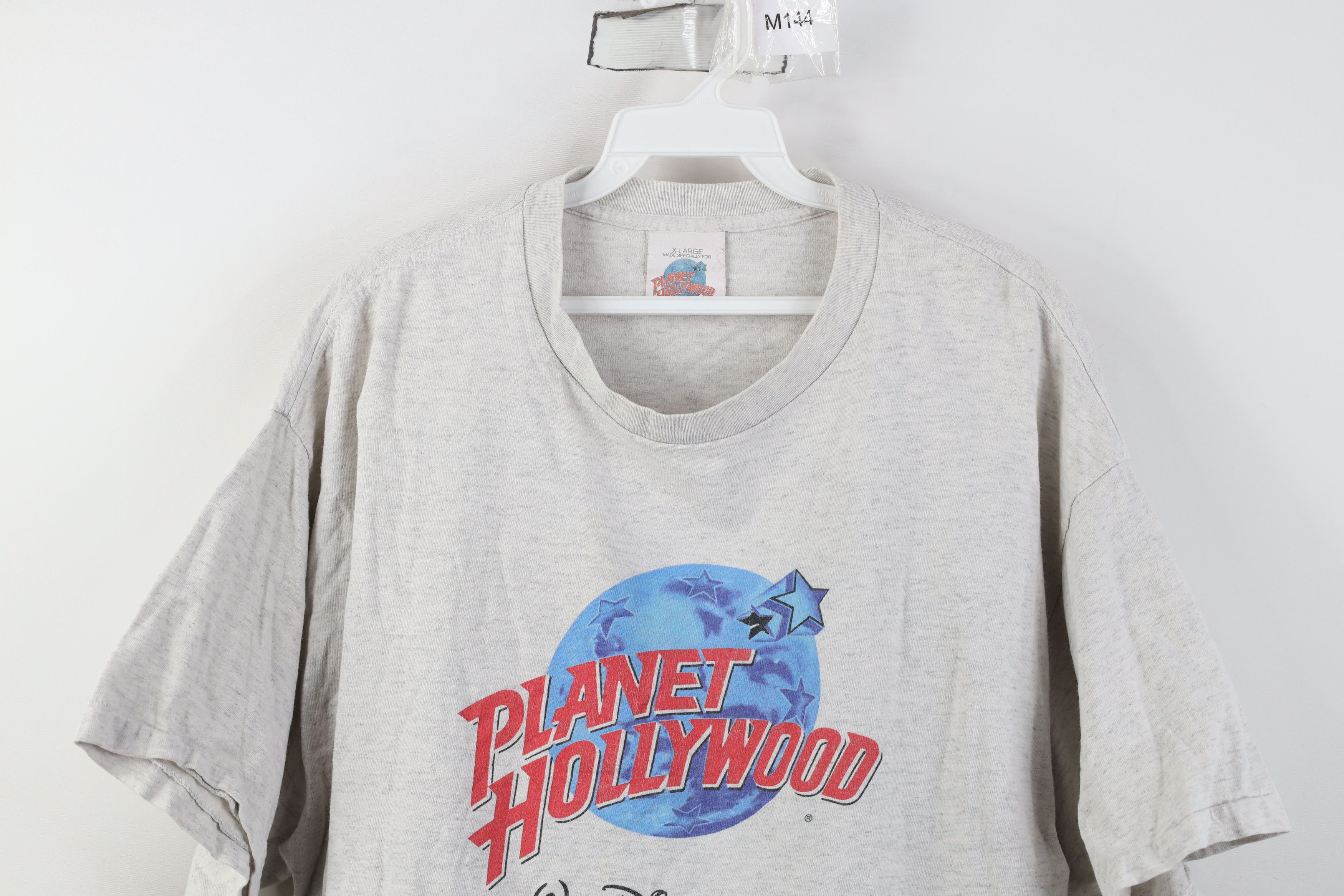 Vintage Vintage 90s Planet Hollywood Walt Disney World T-Shirt Size US XL / EU 56 / 4 - 2 Thumbnail